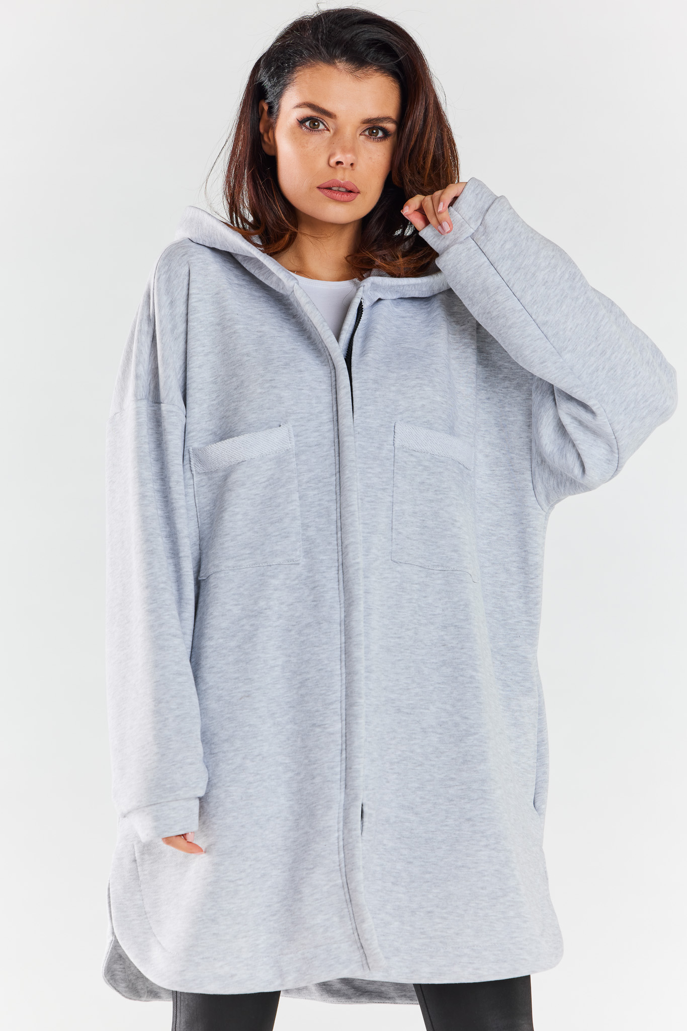 Infinite You Woman's Hoodie M281 Grey