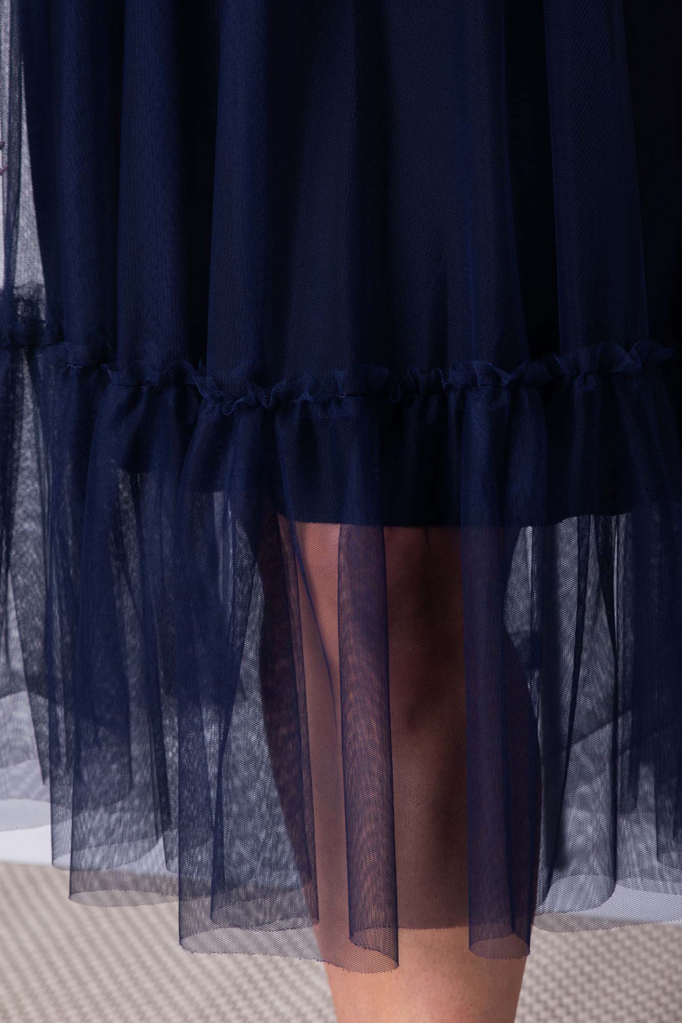 Rochie pentru femeie Karko SA705 bleumarin