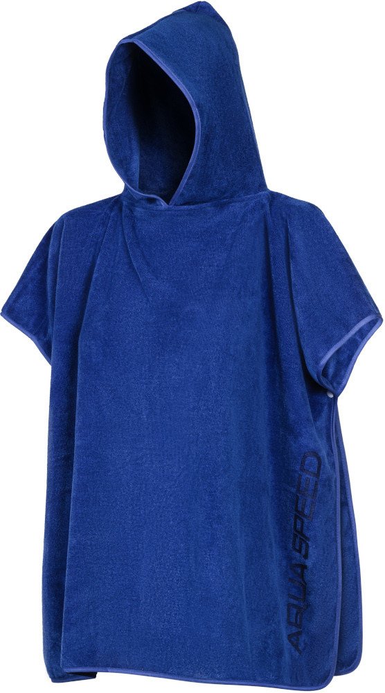Levně AQUA SPEED Kids's Poncho Towel 01 Navy Blue