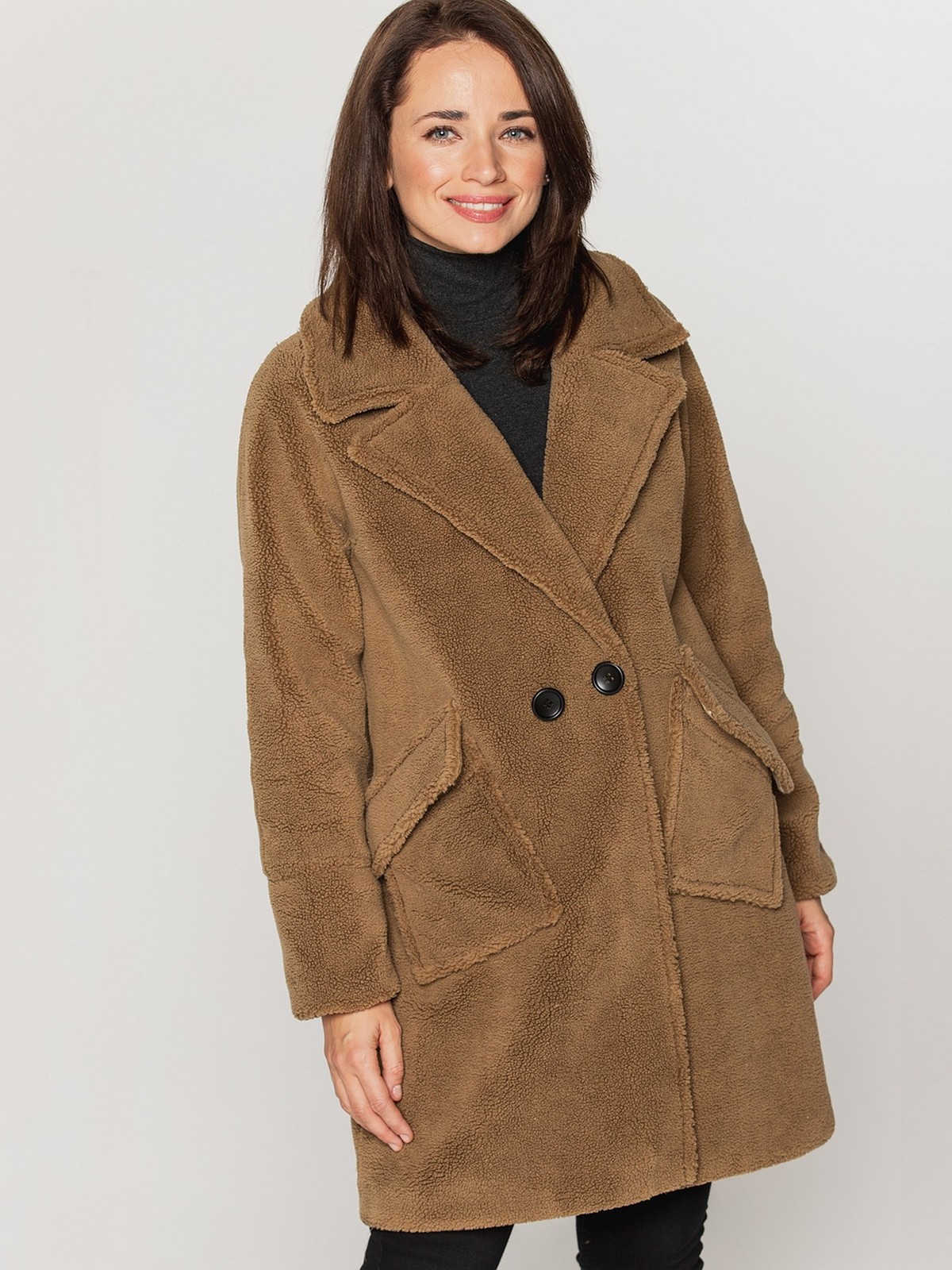 PERSO Woman's Original women's coat oversize "bear" reglan