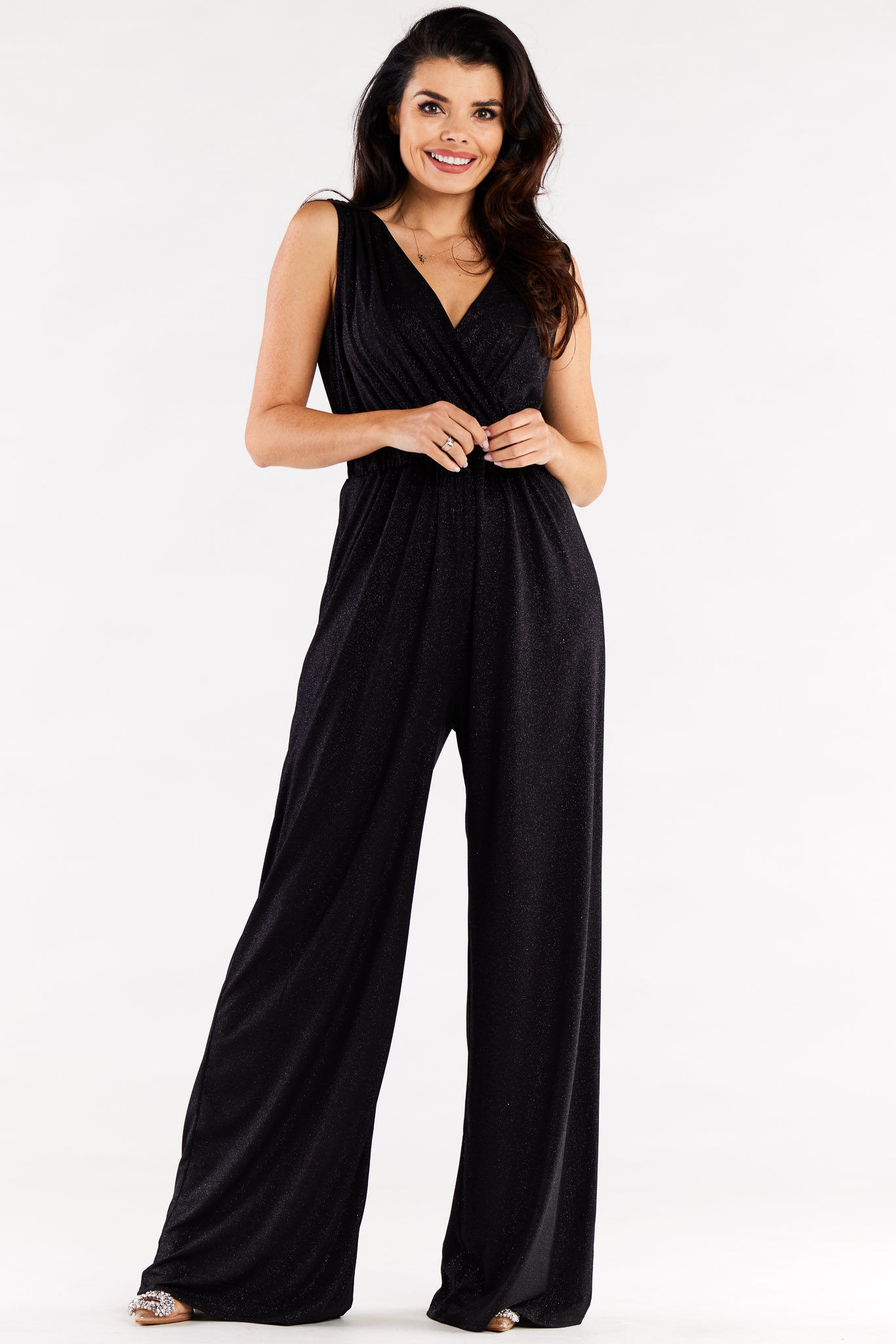 Awama Woman's Jumpsuit A552 Black