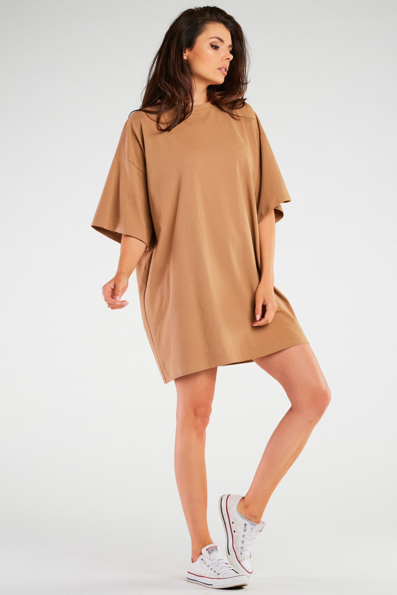 Infinite You Woman's Dress M255 Beige