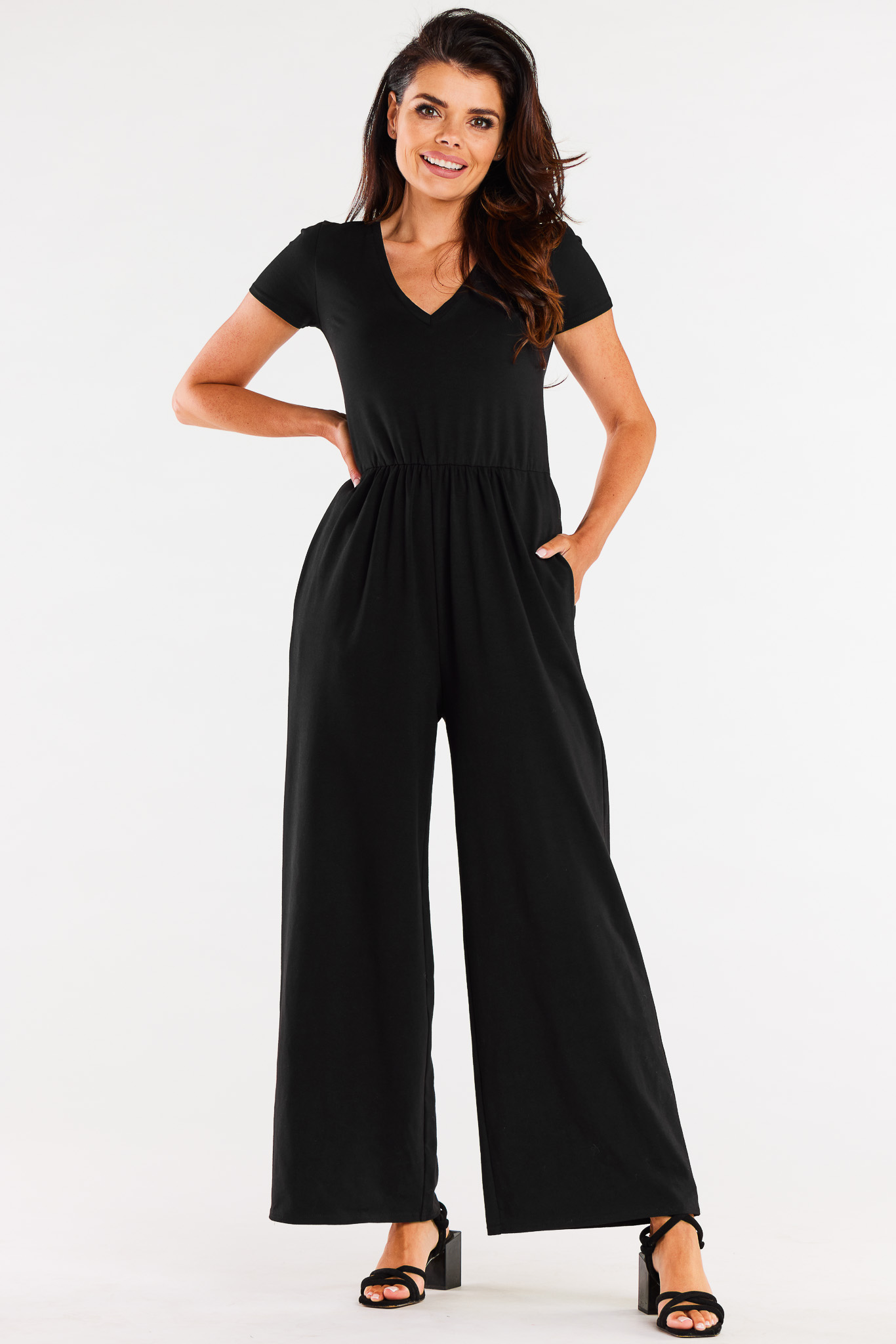Infinite You Woman's Jumpsuit M293 Black