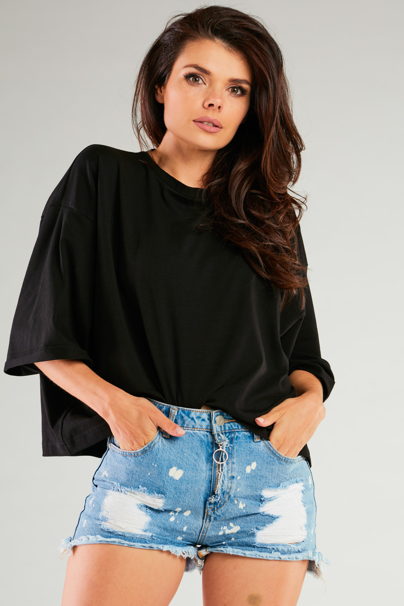 Infinite You Woman's Blouse M265 Black
