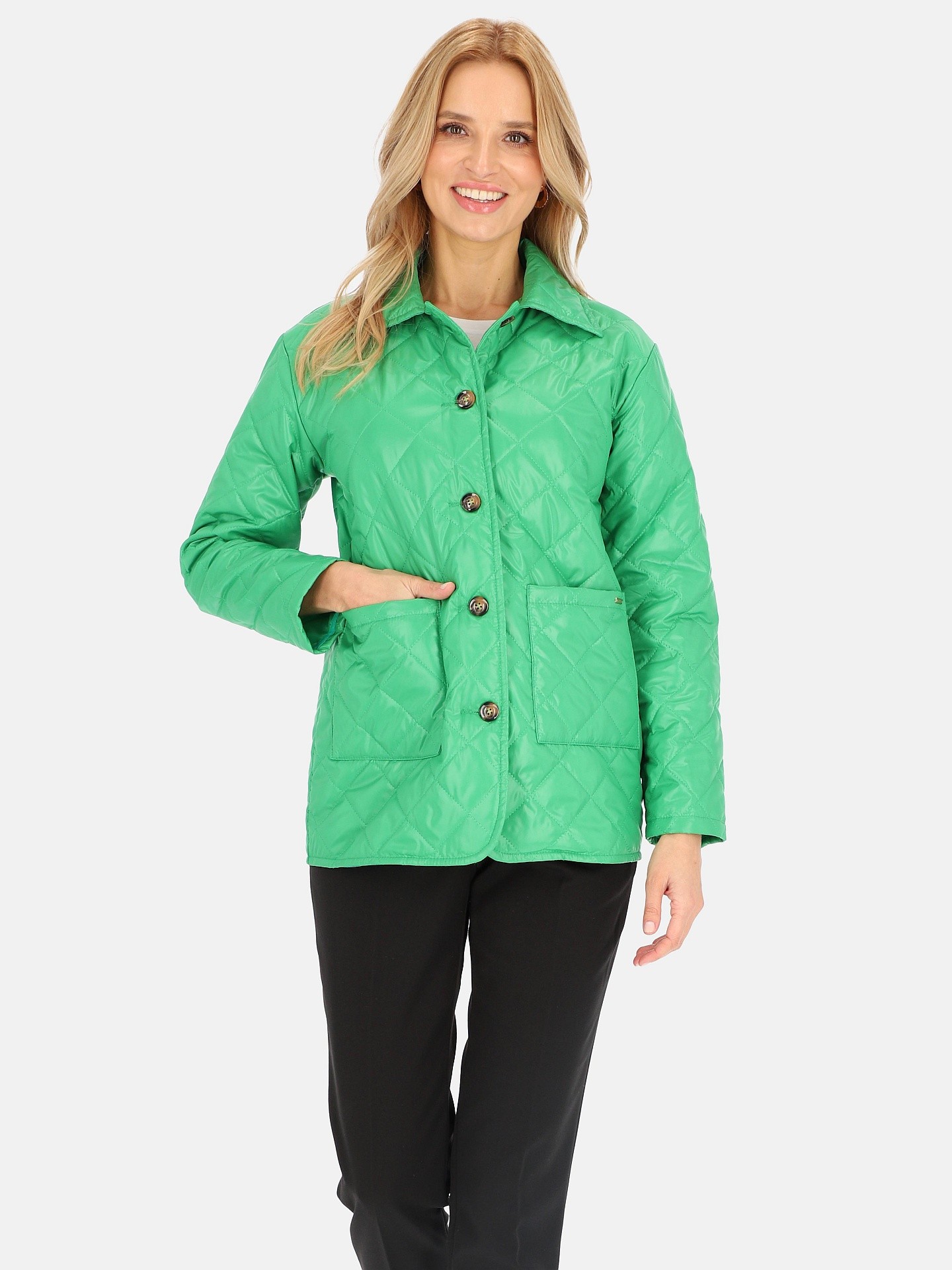 PERSO Woman's Women's spring short quilted jacket