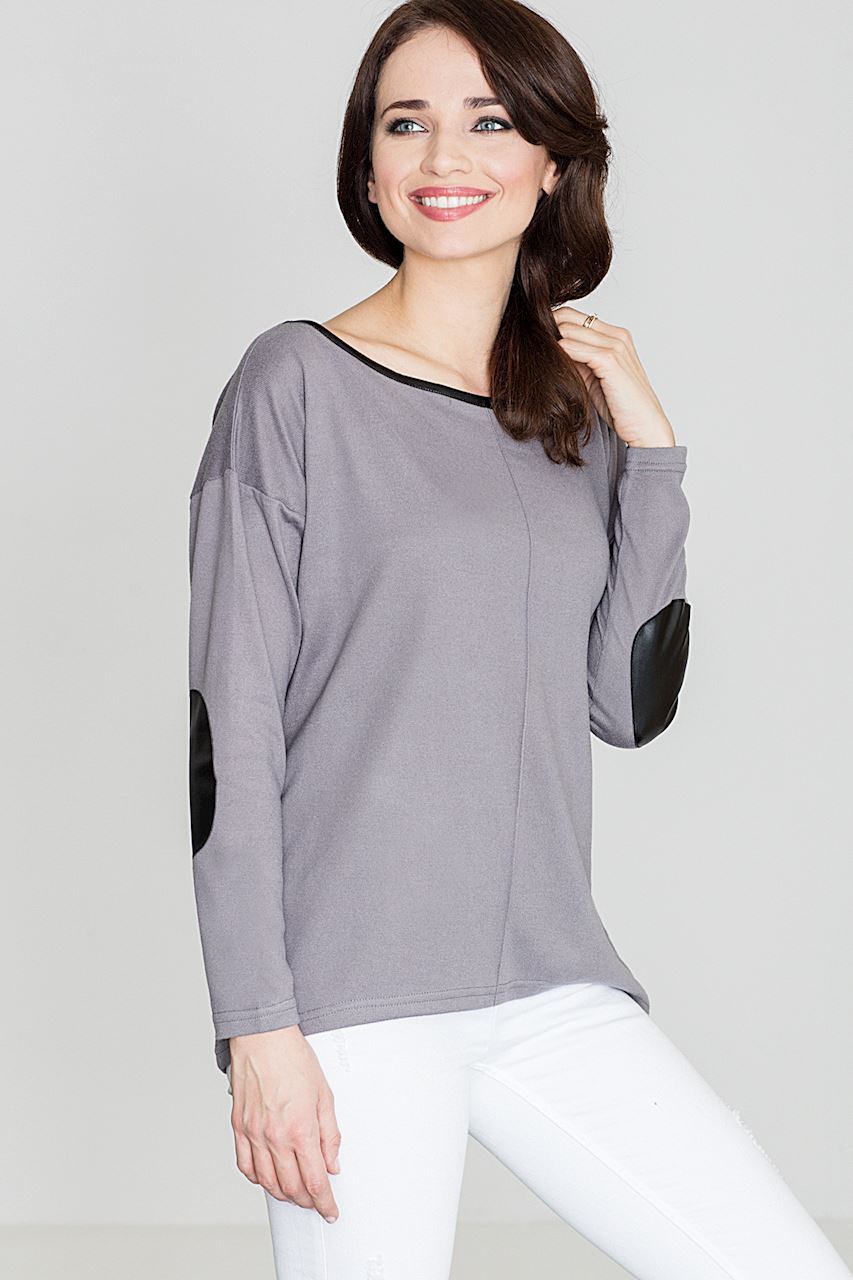 Levně Lenitif Woman's Sweater K118 Grey