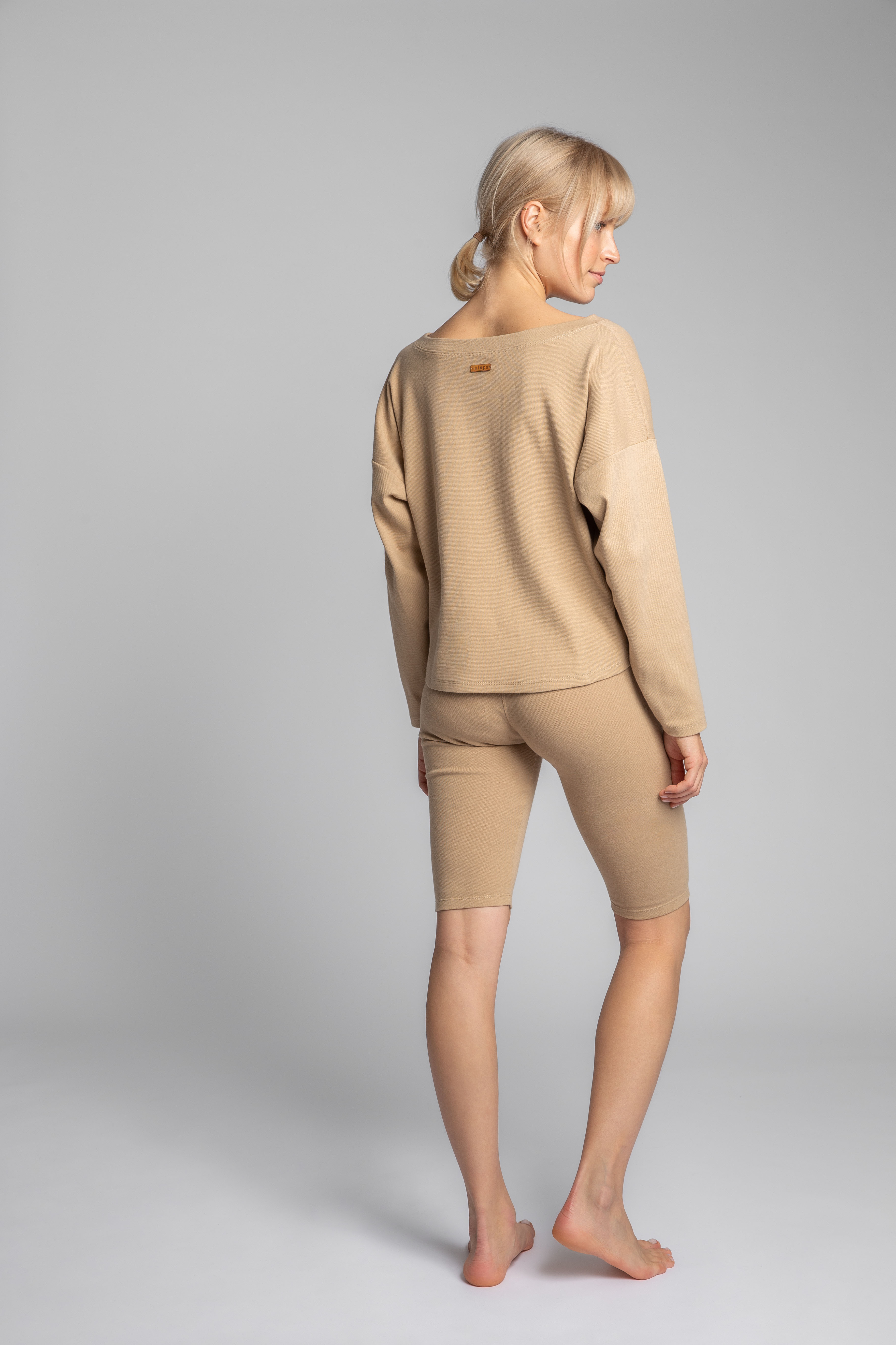 LaLupa Femeii Hoodie LA037 Cappuccino