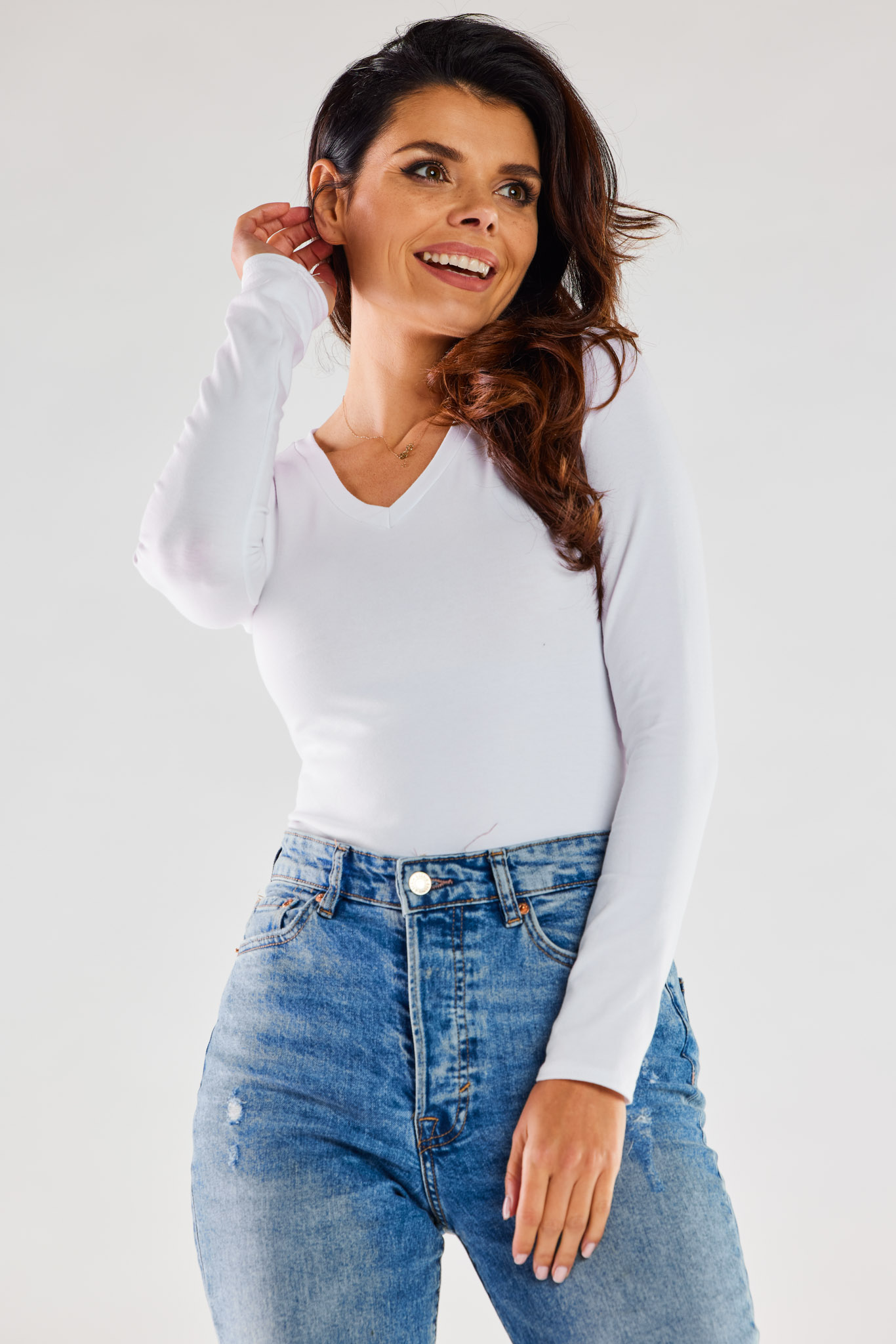 Infinite You Woman's Blouse M289 White