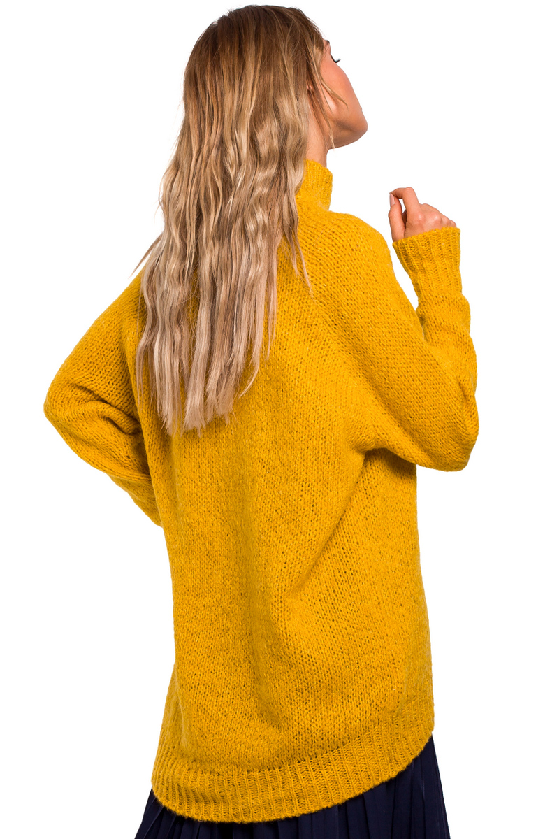 Made Of Emotion Woman's Pullover M468 Honey