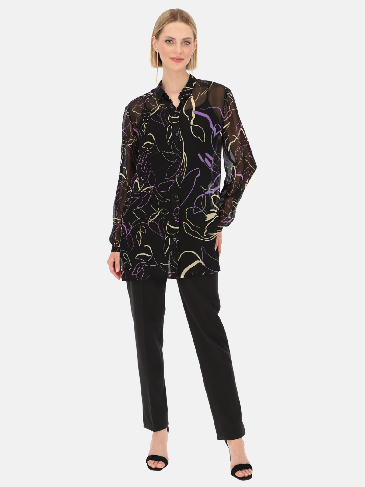 Potis & Verso Woman's Shirt Aster