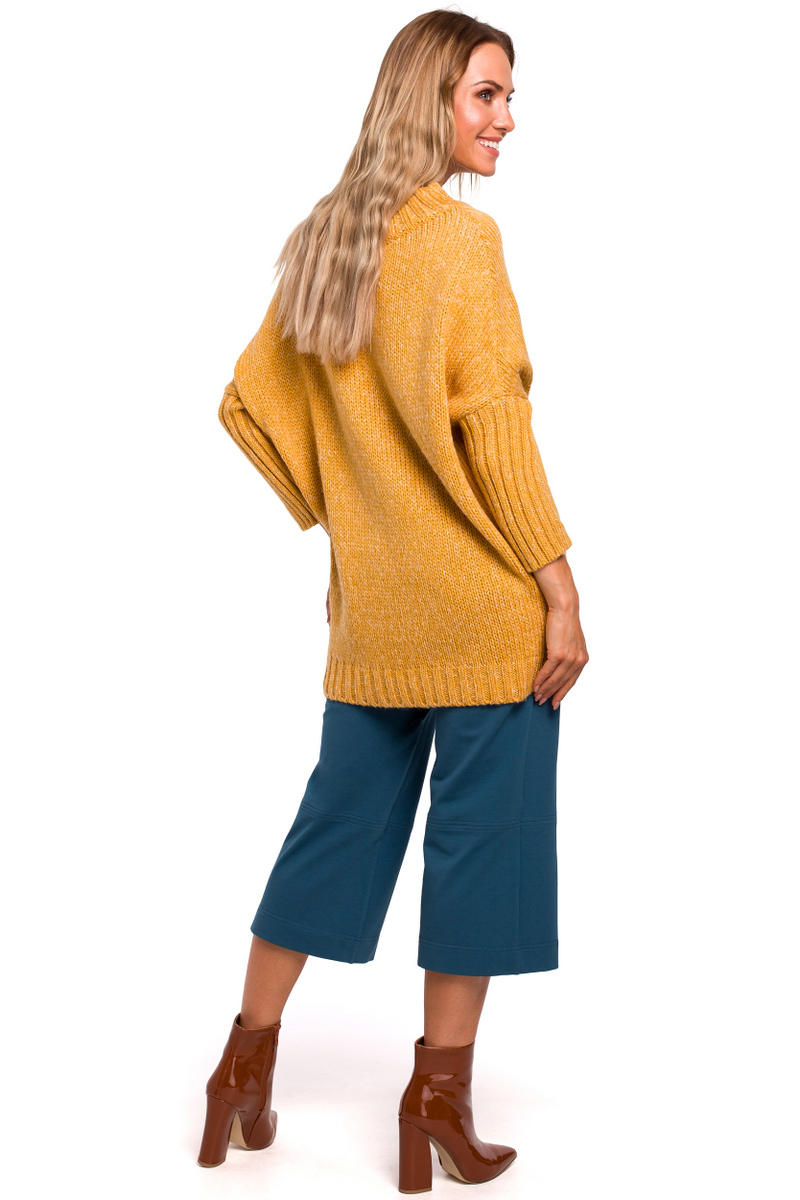 Made Of Emotion Woman's Pullover M470 Honey