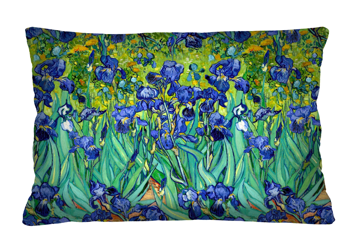 Bertoni Home Unisex's Rectangular Pillow Elegance Print Irises