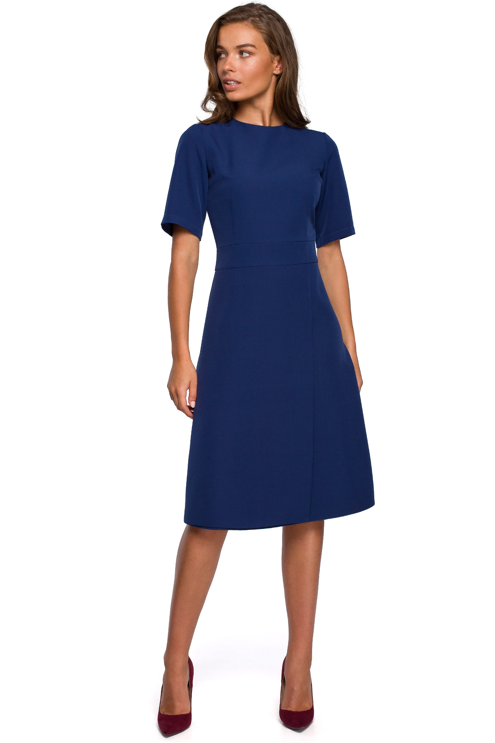 Levně Stylove Woman's Dress S240 Navy Blue