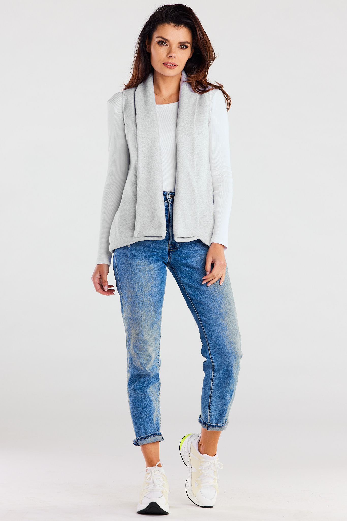 Awama Woman's Vest A155 Grey