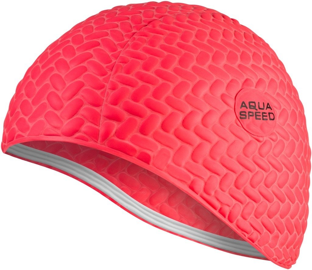 AQUA SPEED Unisex's Swimming Cap For Long Hair Bombastic Tic-Tac