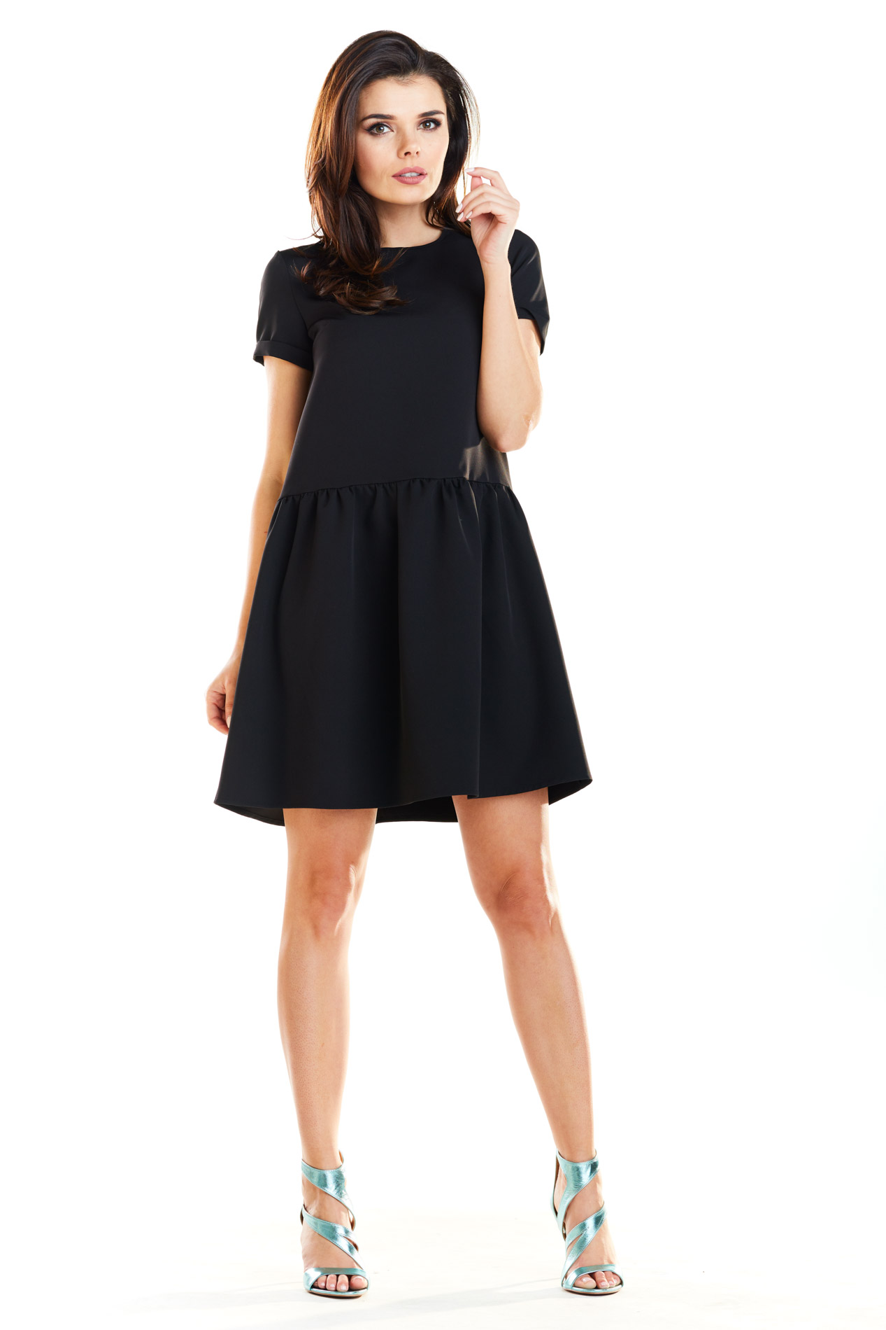 Awama Woman's Dress A277 Black