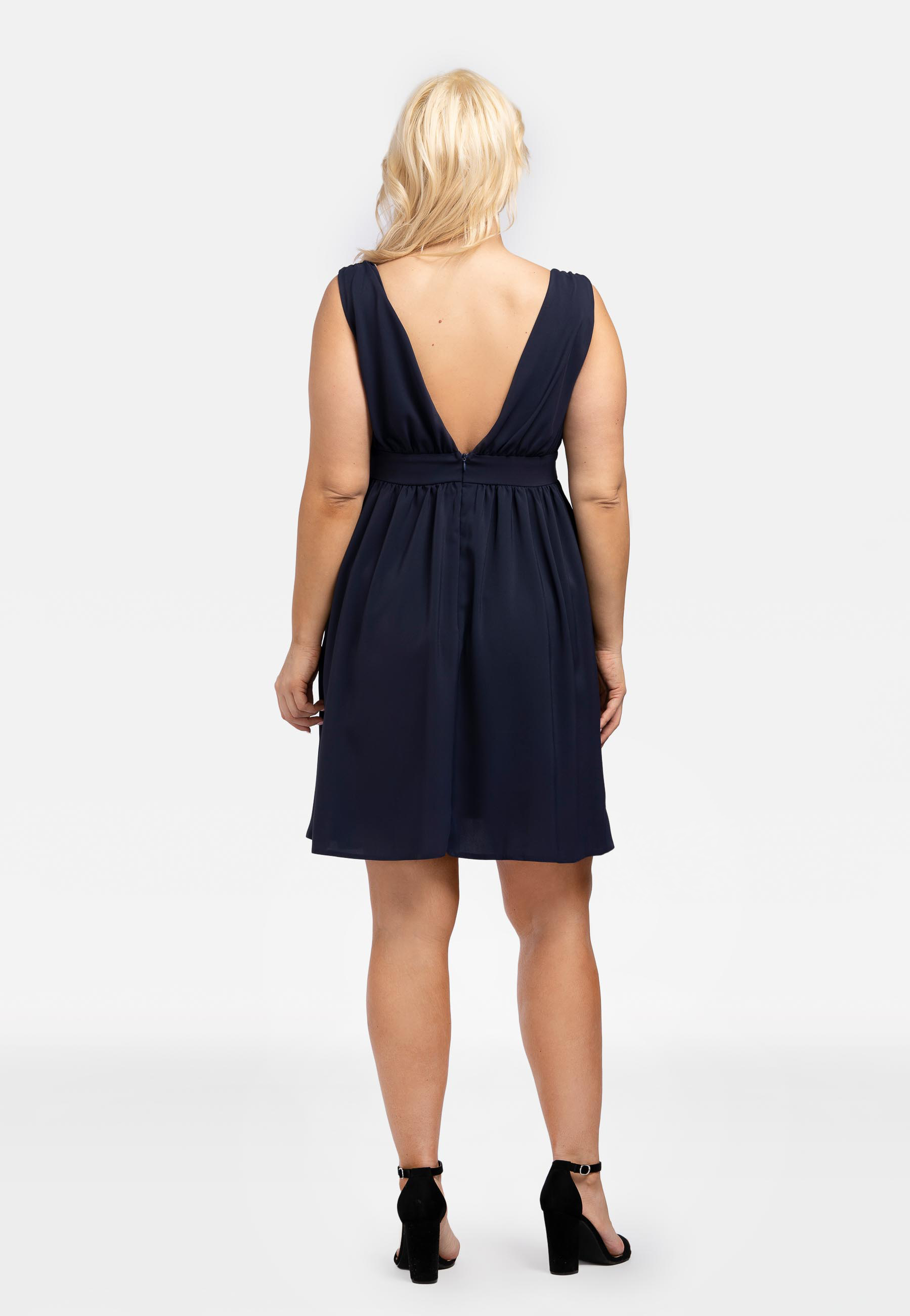 Rochie pentru femeie Karko SA589 bleumarin