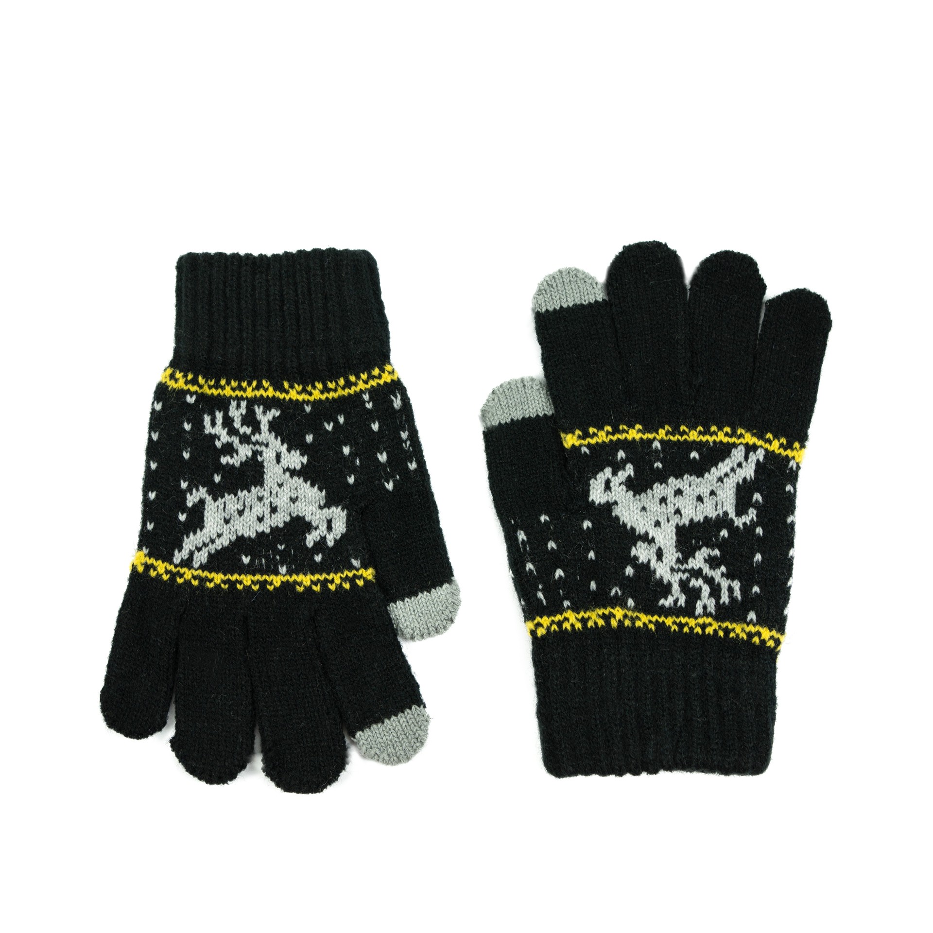 Levně Art Of Polo Kids's Gloves Rk23335-6 Black/Light Grey