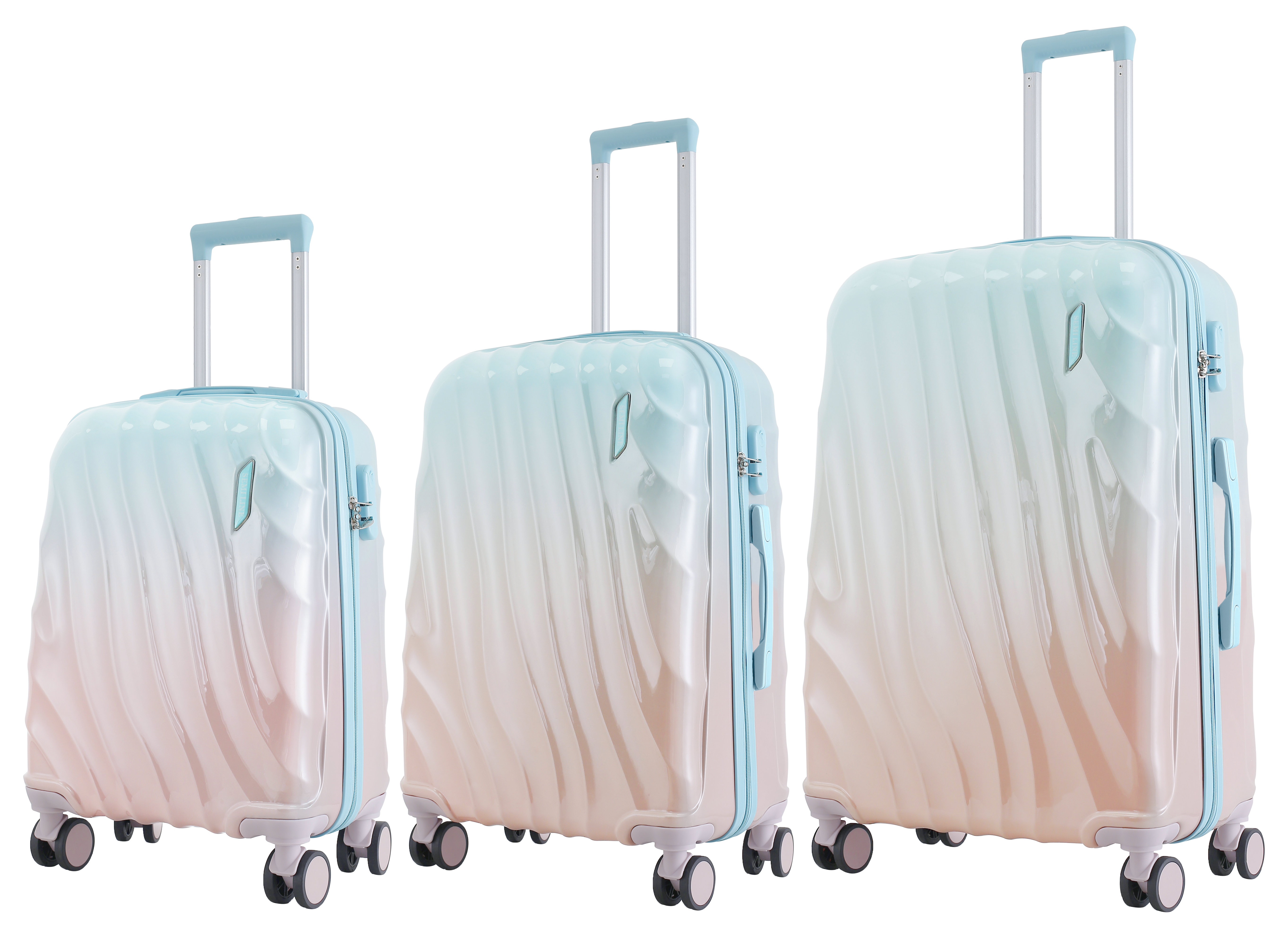 Levně Semiline Unisex's ABS Suitcase Set T5649-0