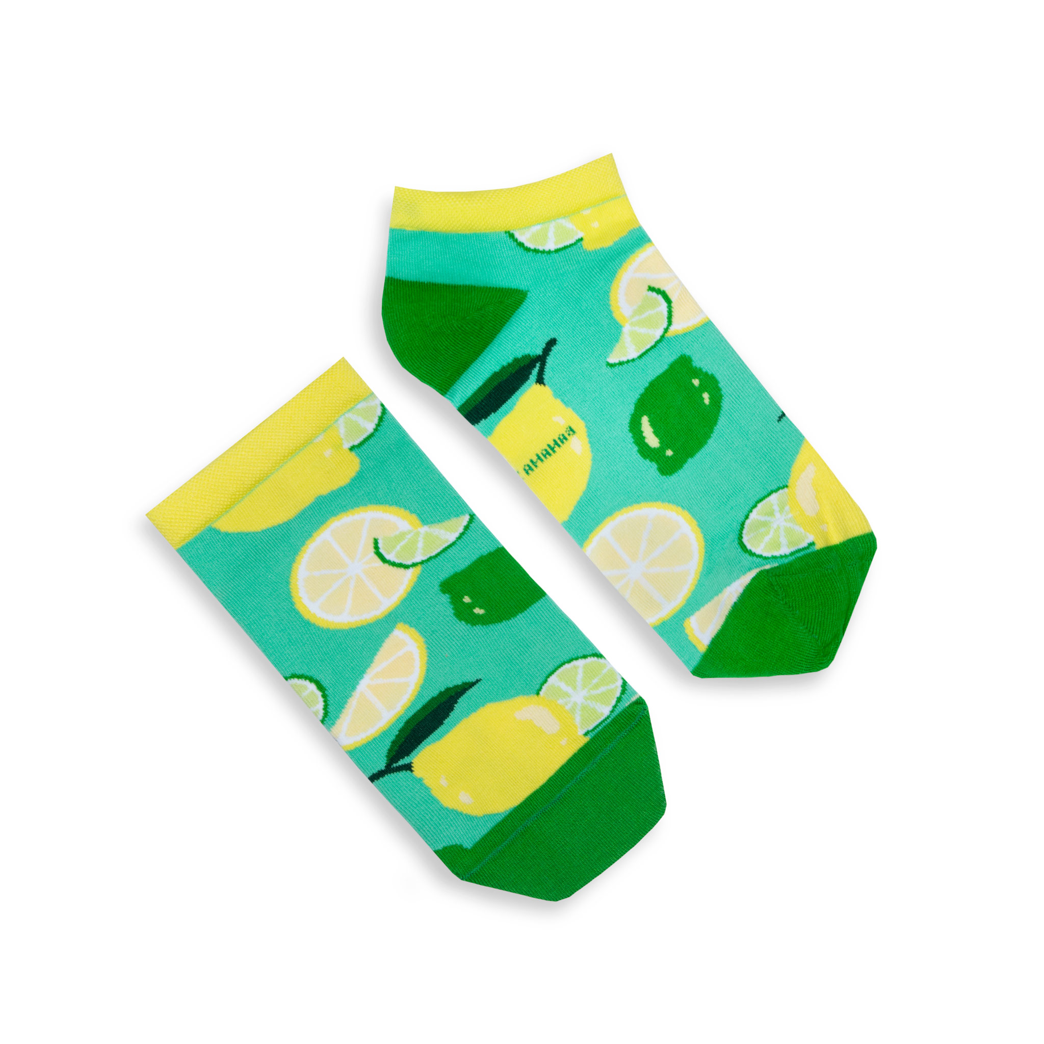 Levně Banana Socks Unisex's Socks Short Lemons