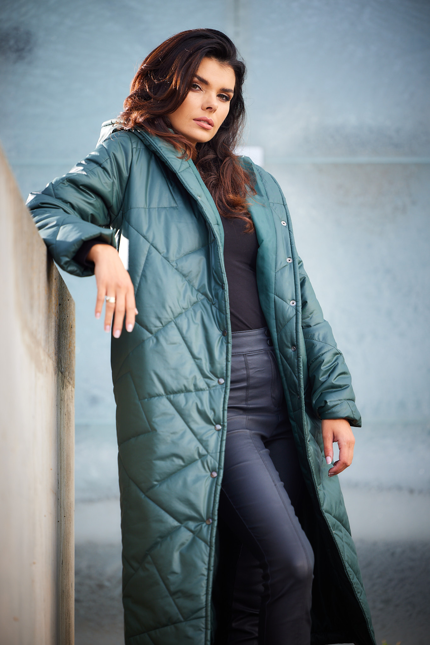 Palton de damă Awama Basic