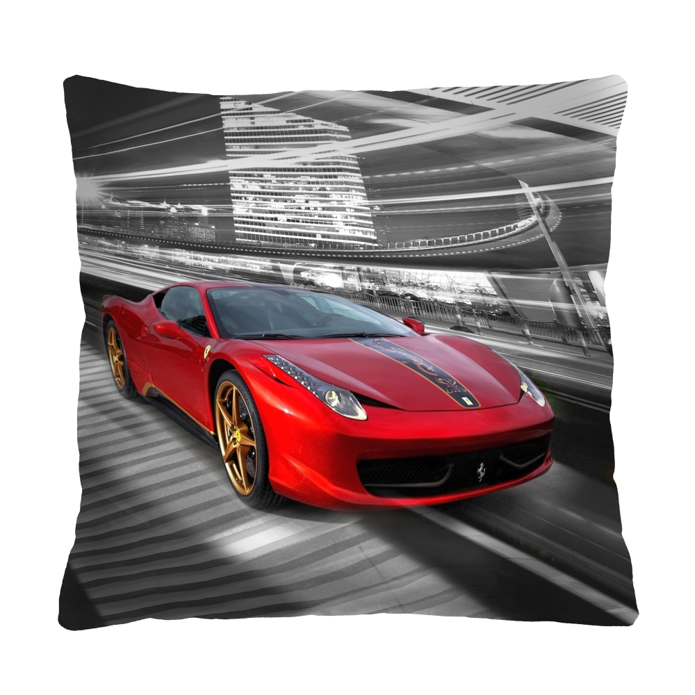 Bertoni Home Unisex's Square Pillow Ferrari