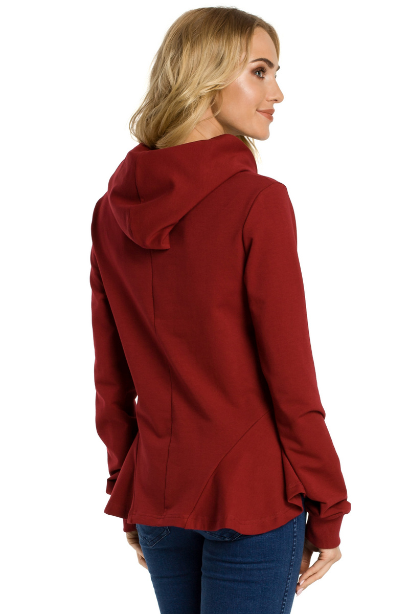 Made Of Emotion Woman&#039;s Sweatshirt M345 Maroon