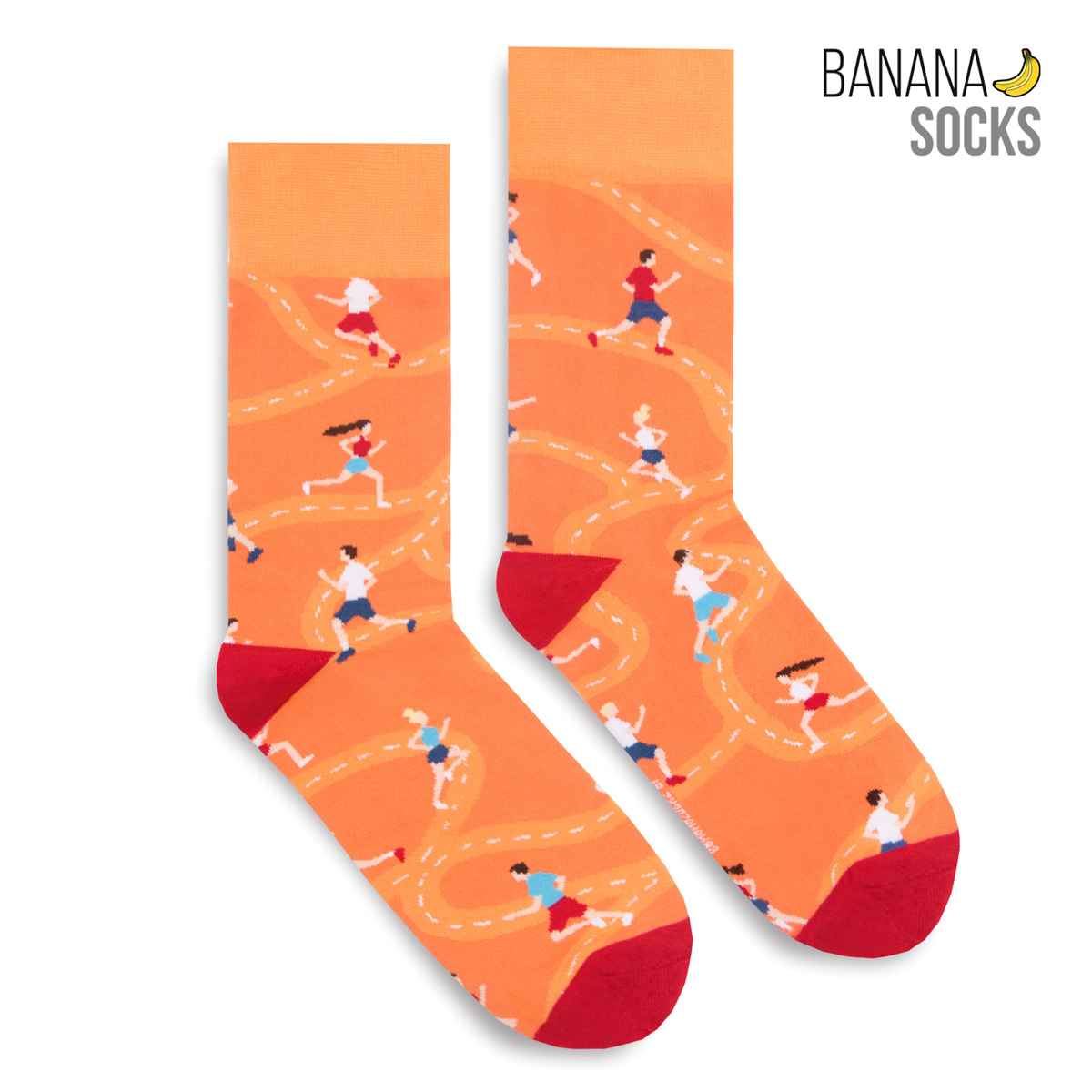 Levně Banana Socks Unisex's Socks Classic Run For Fun
