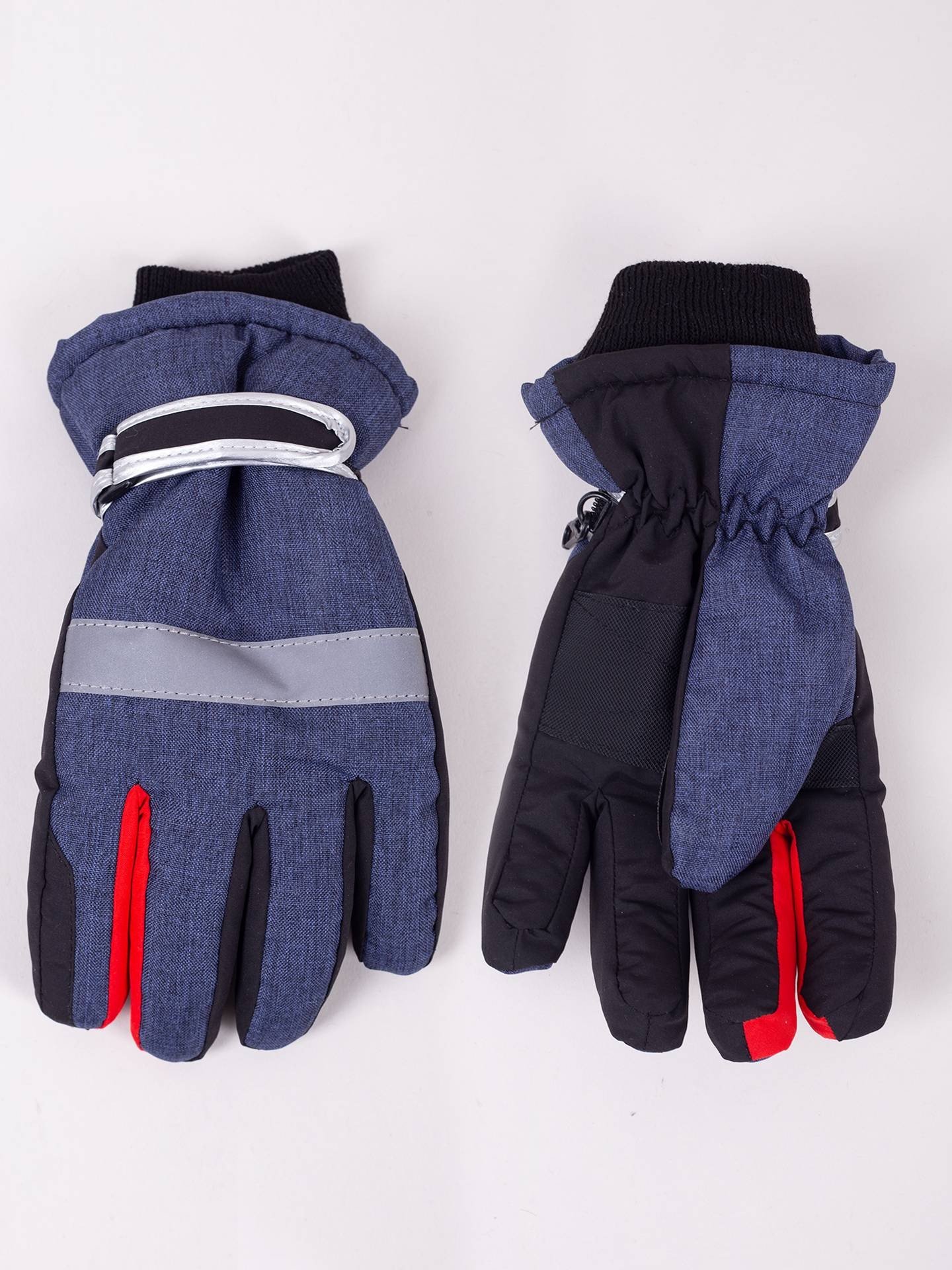 Levně Yoclub Kids's Children'S Winter Ski Gloves REN-0298C-A150 Navy Blue