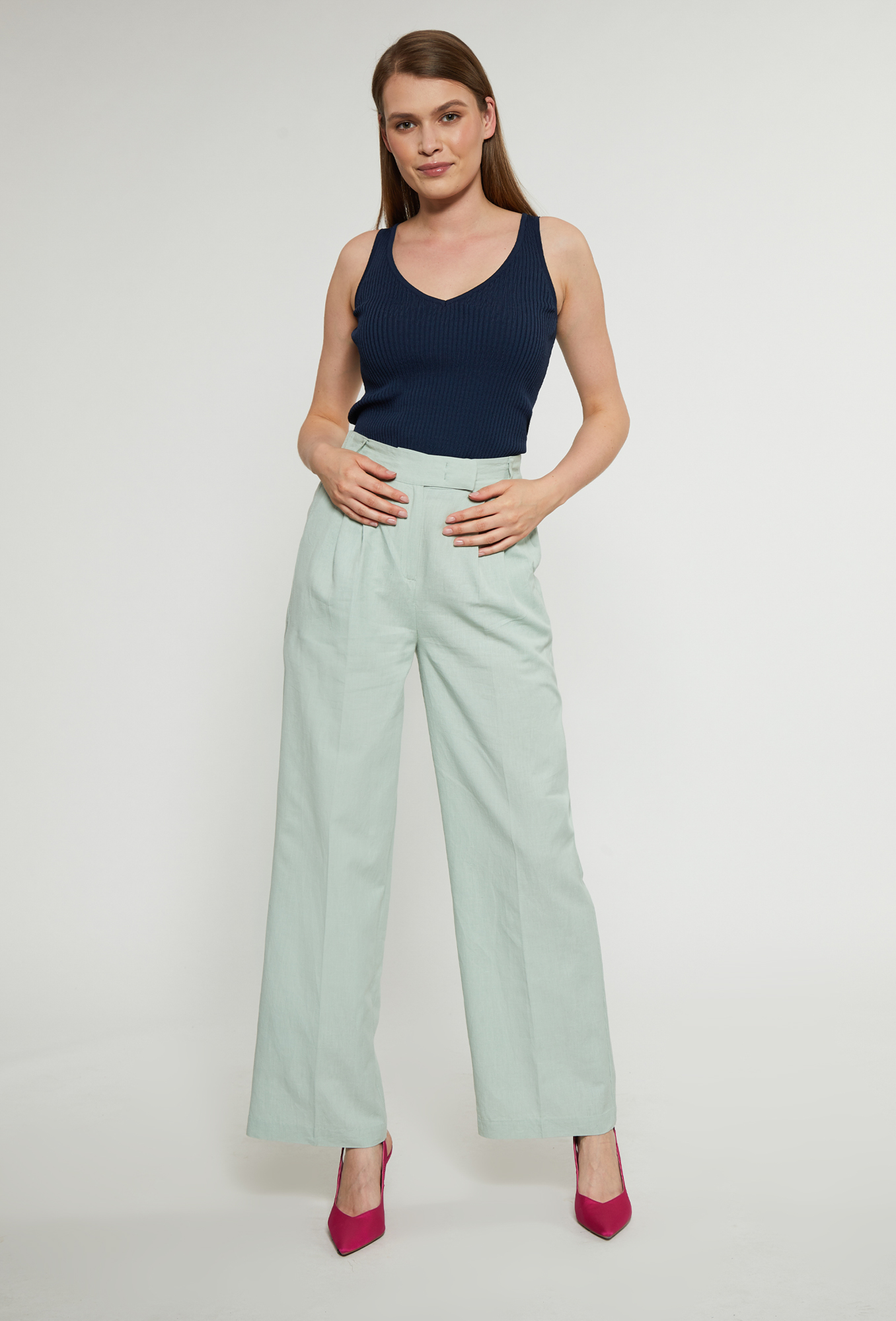 MONNARI ženske hlače tkanina ženske hlače