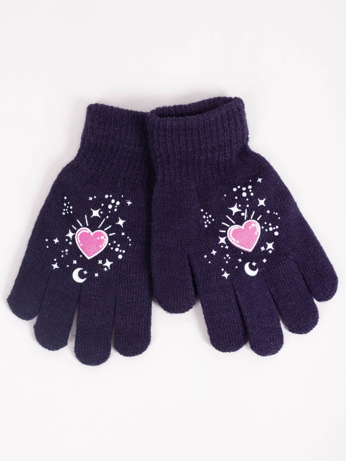 Yoclub Kids's Gloves RED-0012G-AA5A-021 Navy Blue