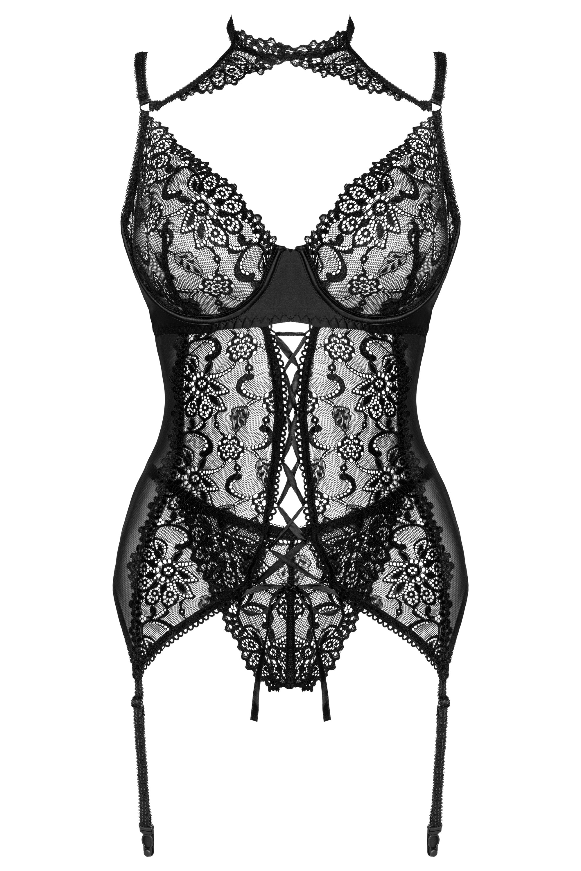 Set erotic de dama, LivCo Corsetti Fashion LivCo_Corsetti_Fashion_Set_Giellandra_LC_90699_Black