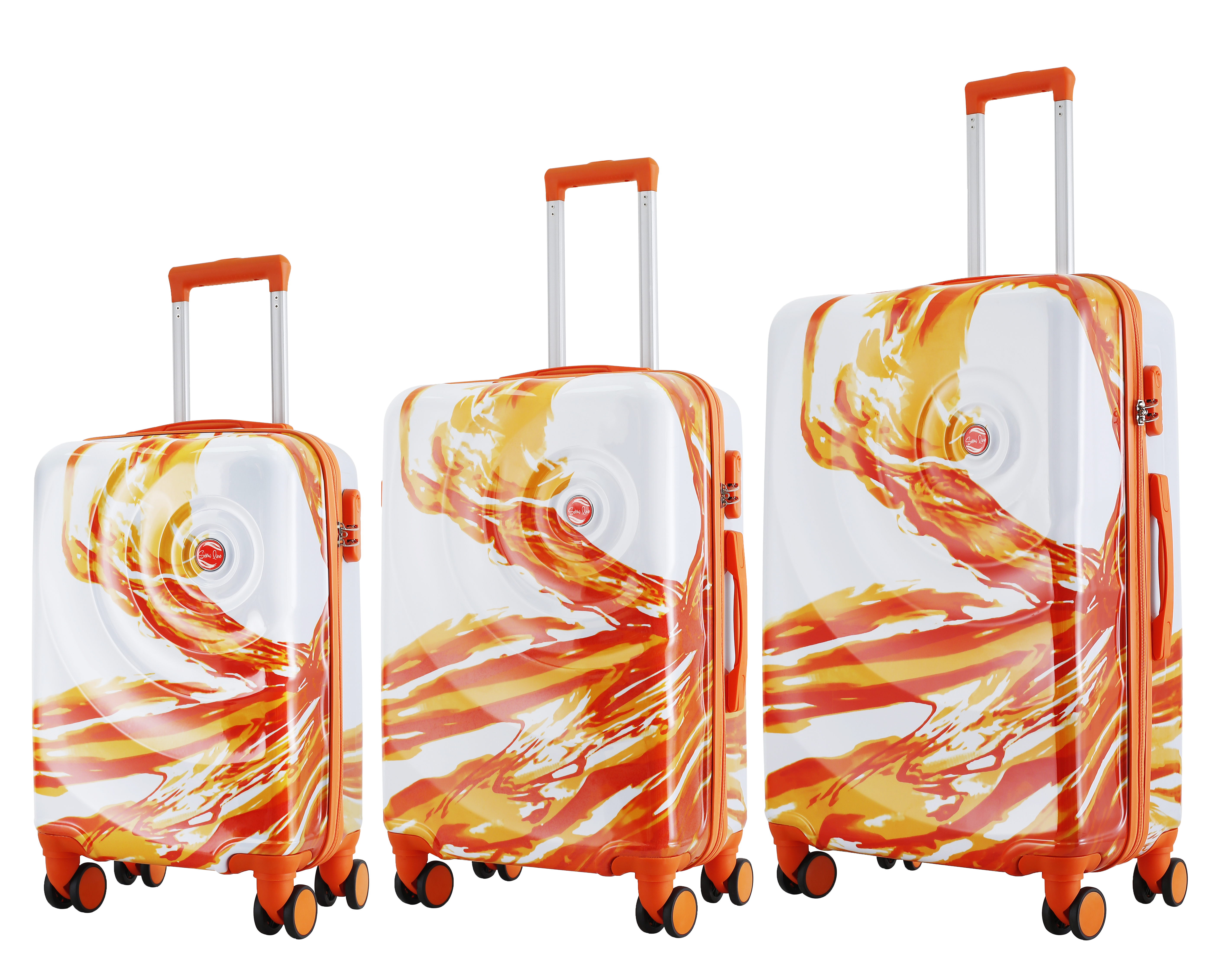 Levně Semiline Unisex's ABS Suitcase Set T5655-0