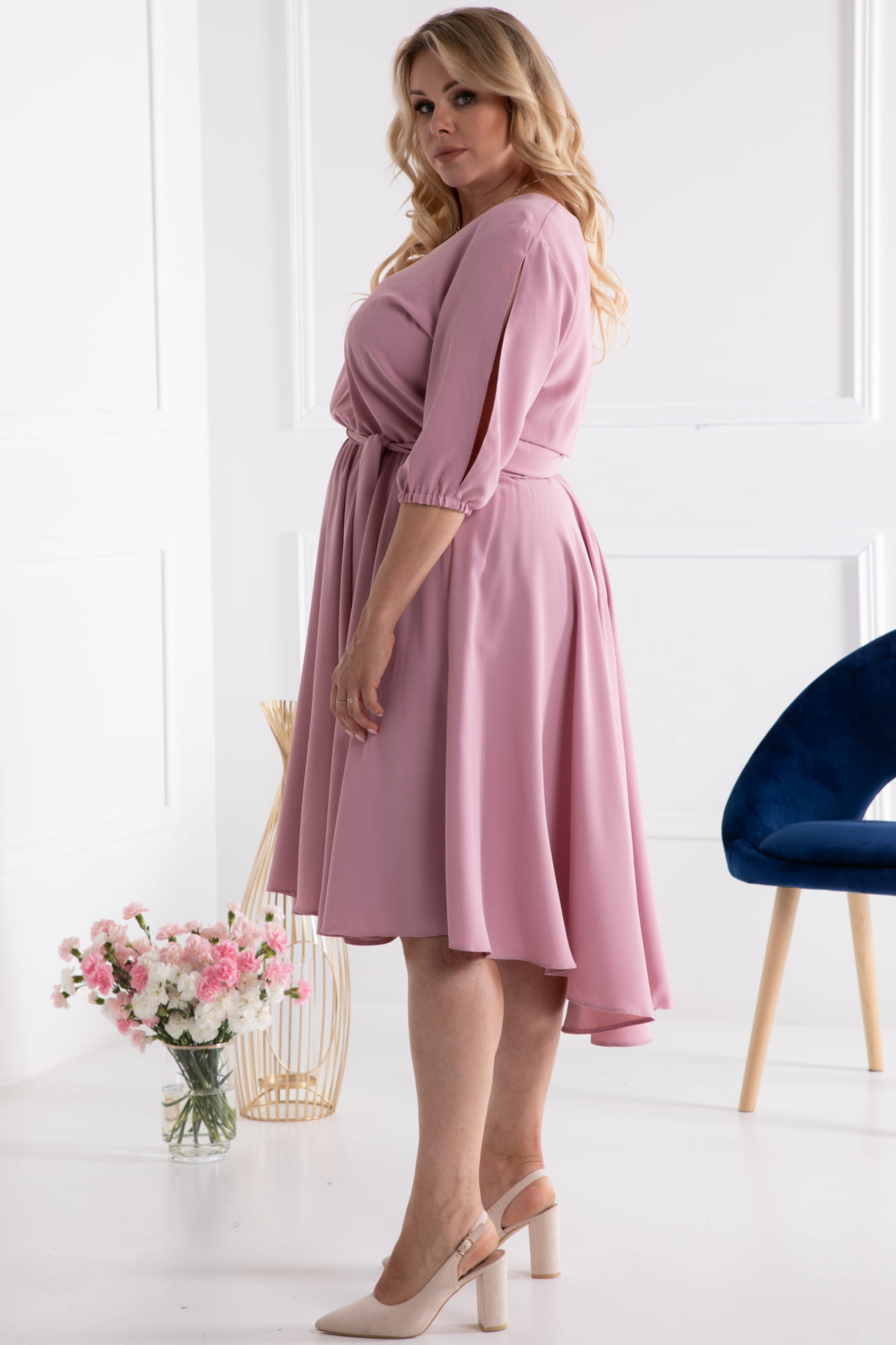 Rochie de damă Karko Karko_Dress_SB470_Pink
