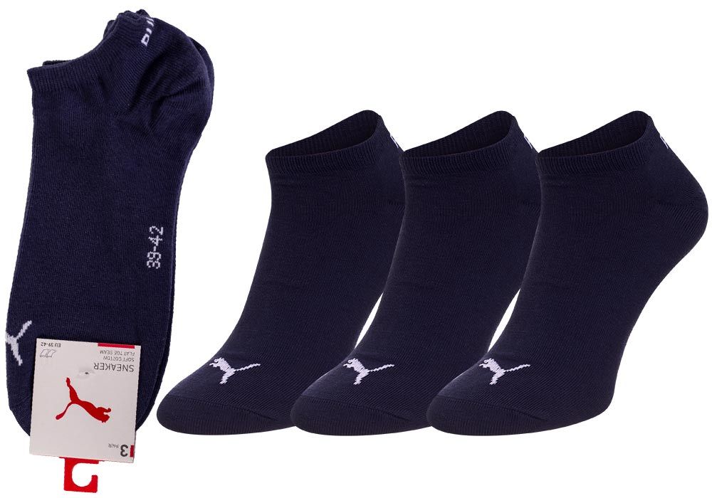 Levně Puma Unisex's Socks 906807 Navy Blue