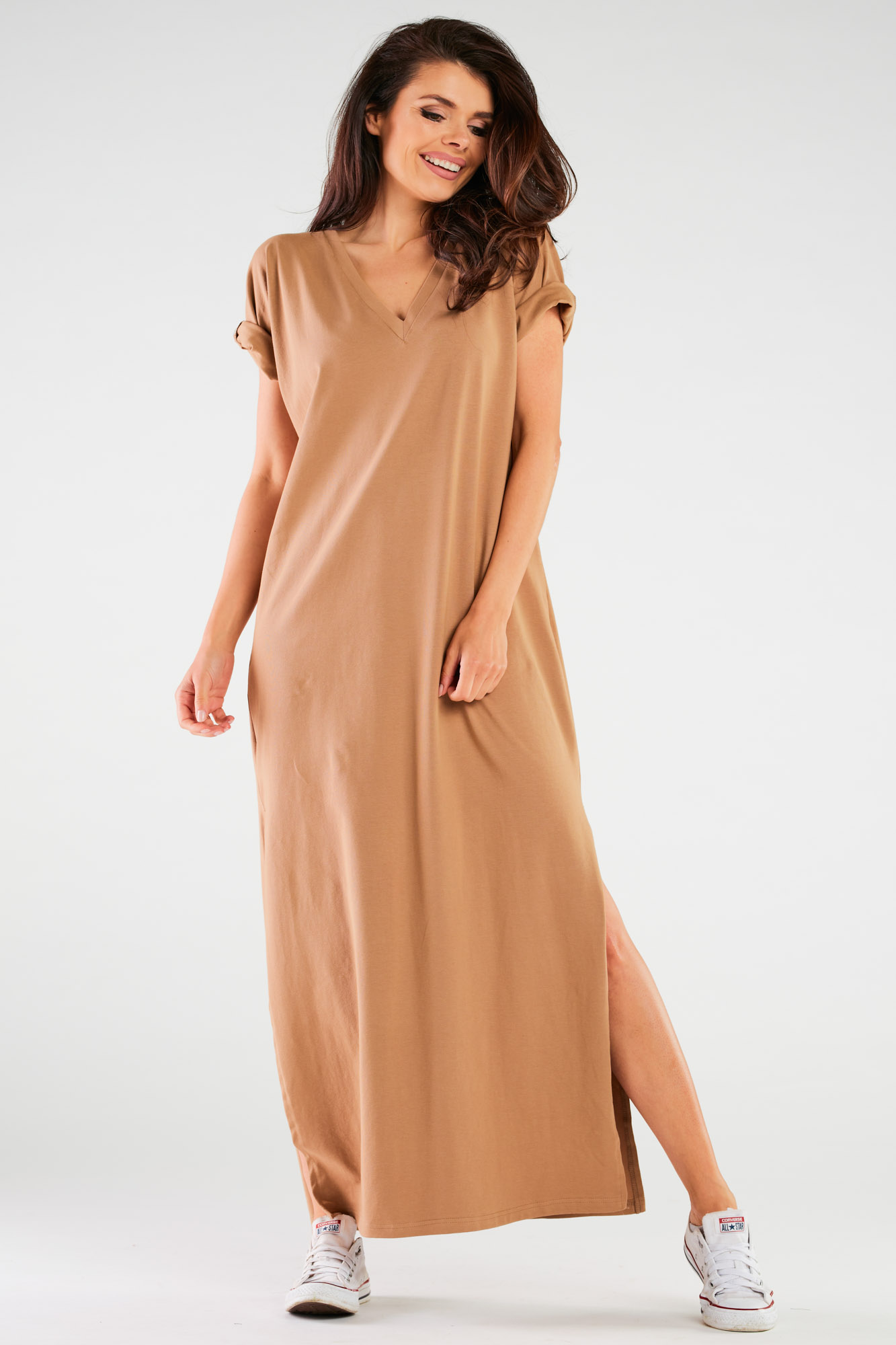 Infinite You Woman's Dress M256 Beige