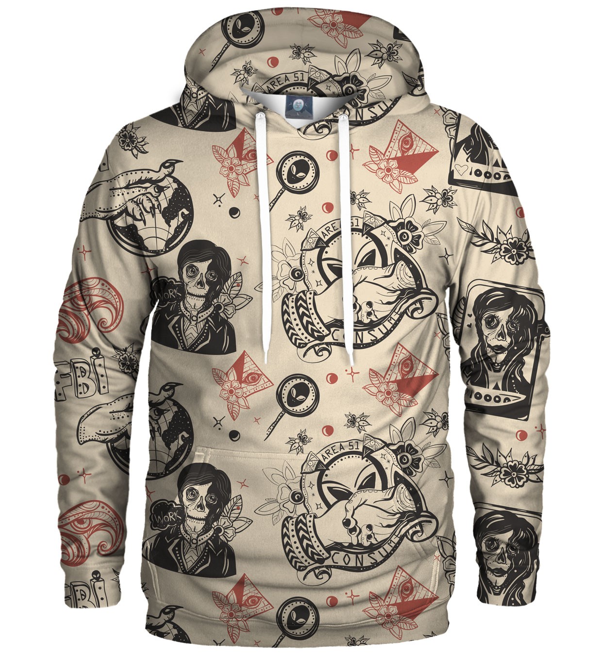 Levně Aloha From Deer Unisex's Consume Hoodie H-K AFD670