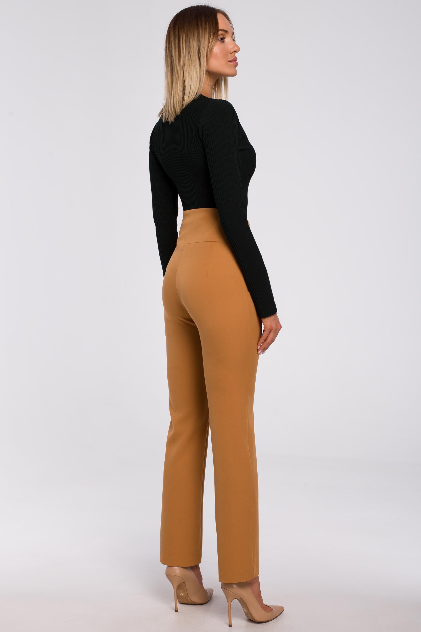Made of Emotion Woman's Pantaloni M530 Cinnamon