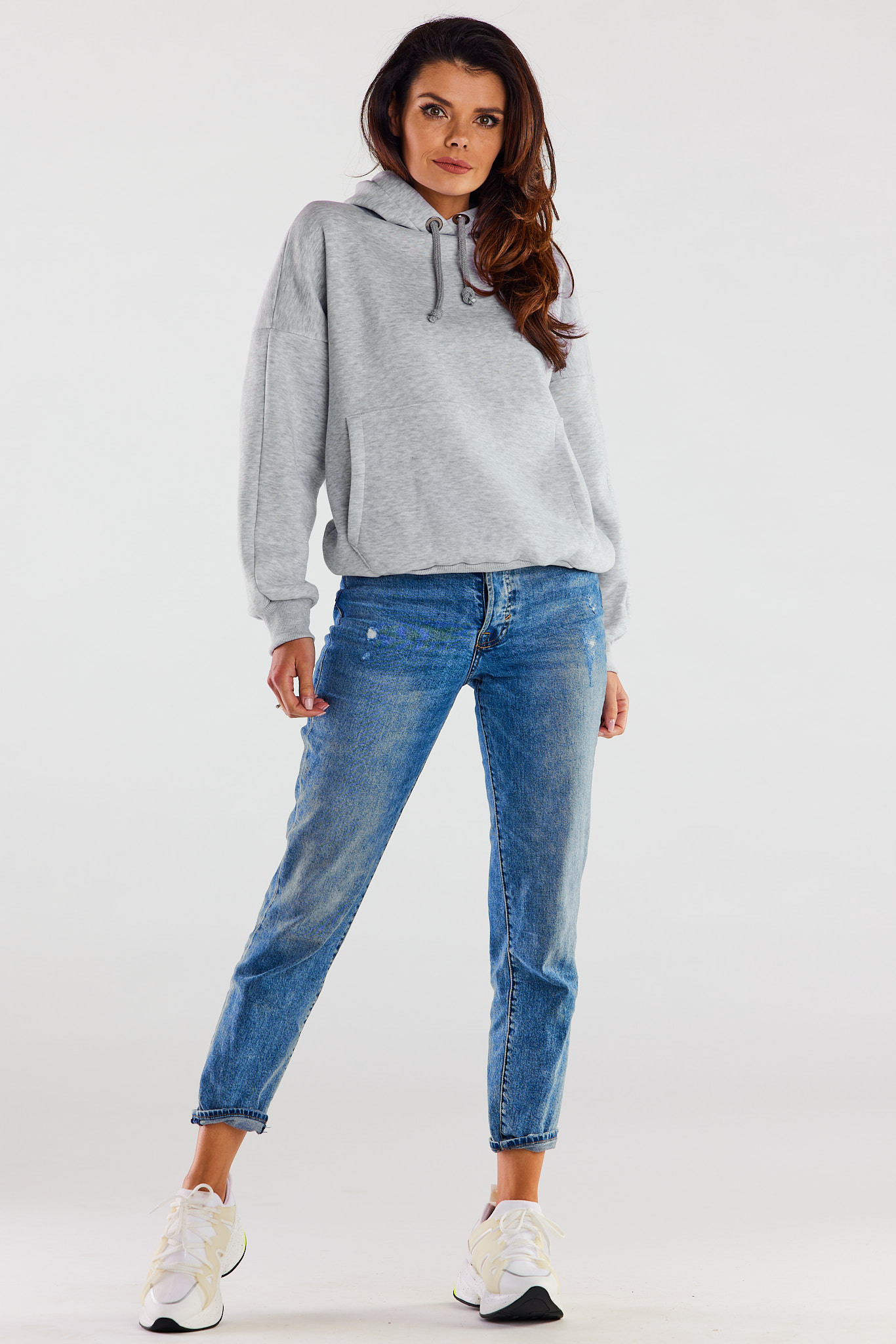 Infinite You Woman's Hoodie M223 Grey
