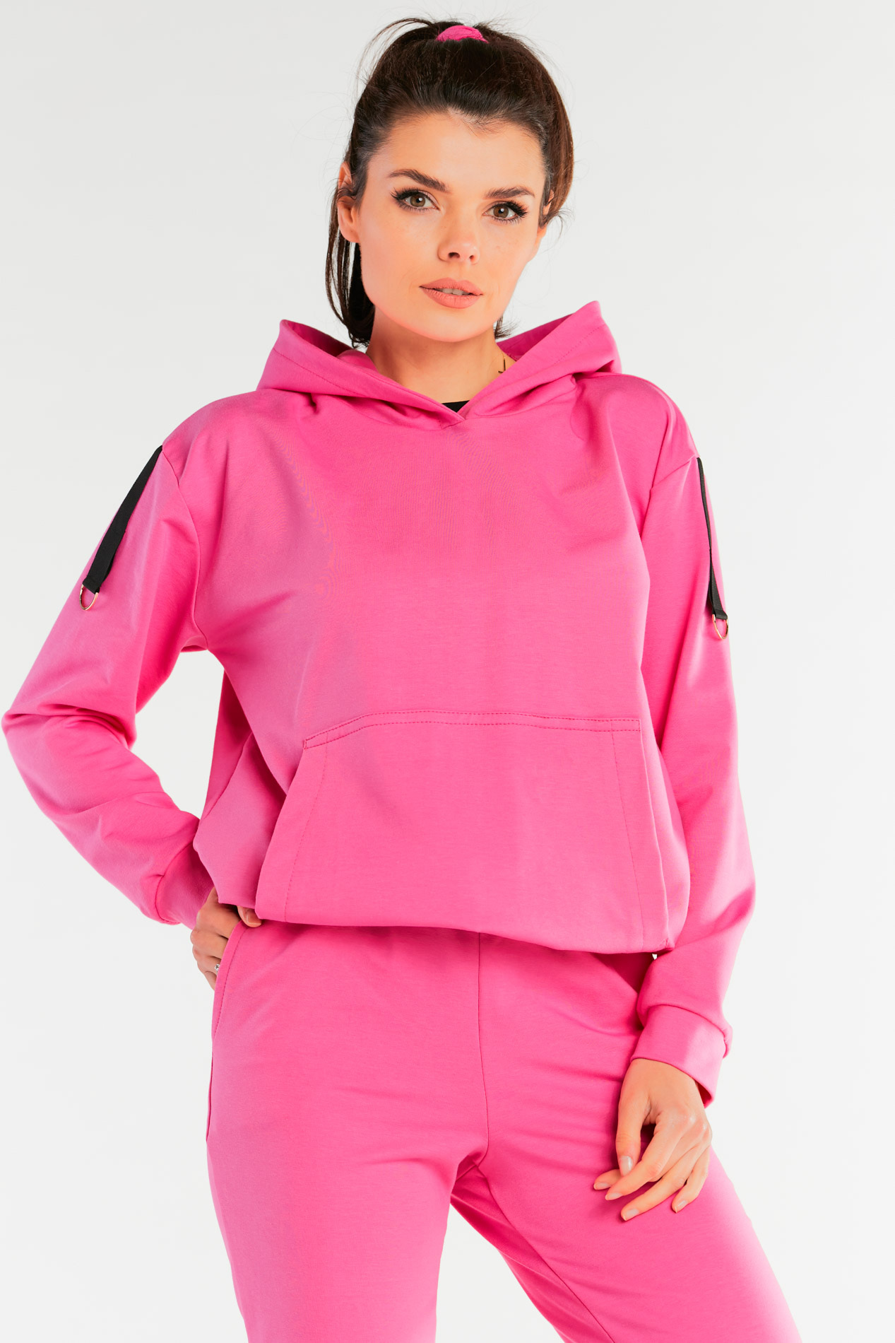 Infinite You Woman's Hoodie M248 Fuchsia