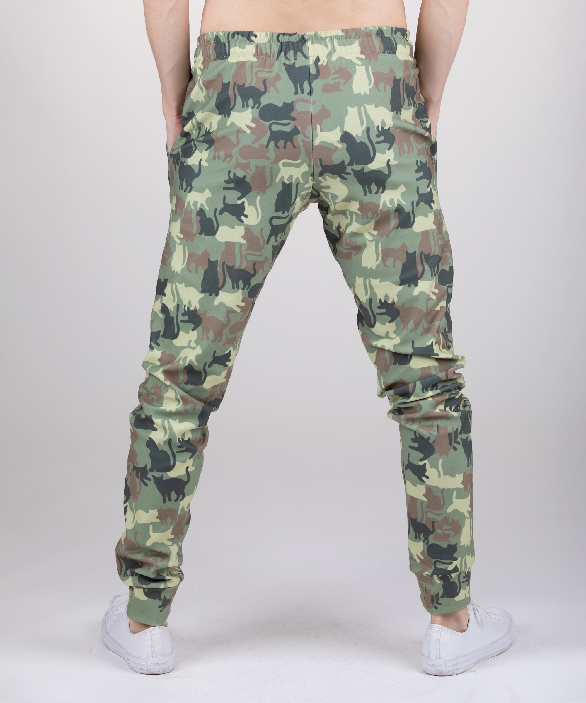 Aloha From Deer Unisex's Camo Cats Sweatpants SWPN-PC AFD090