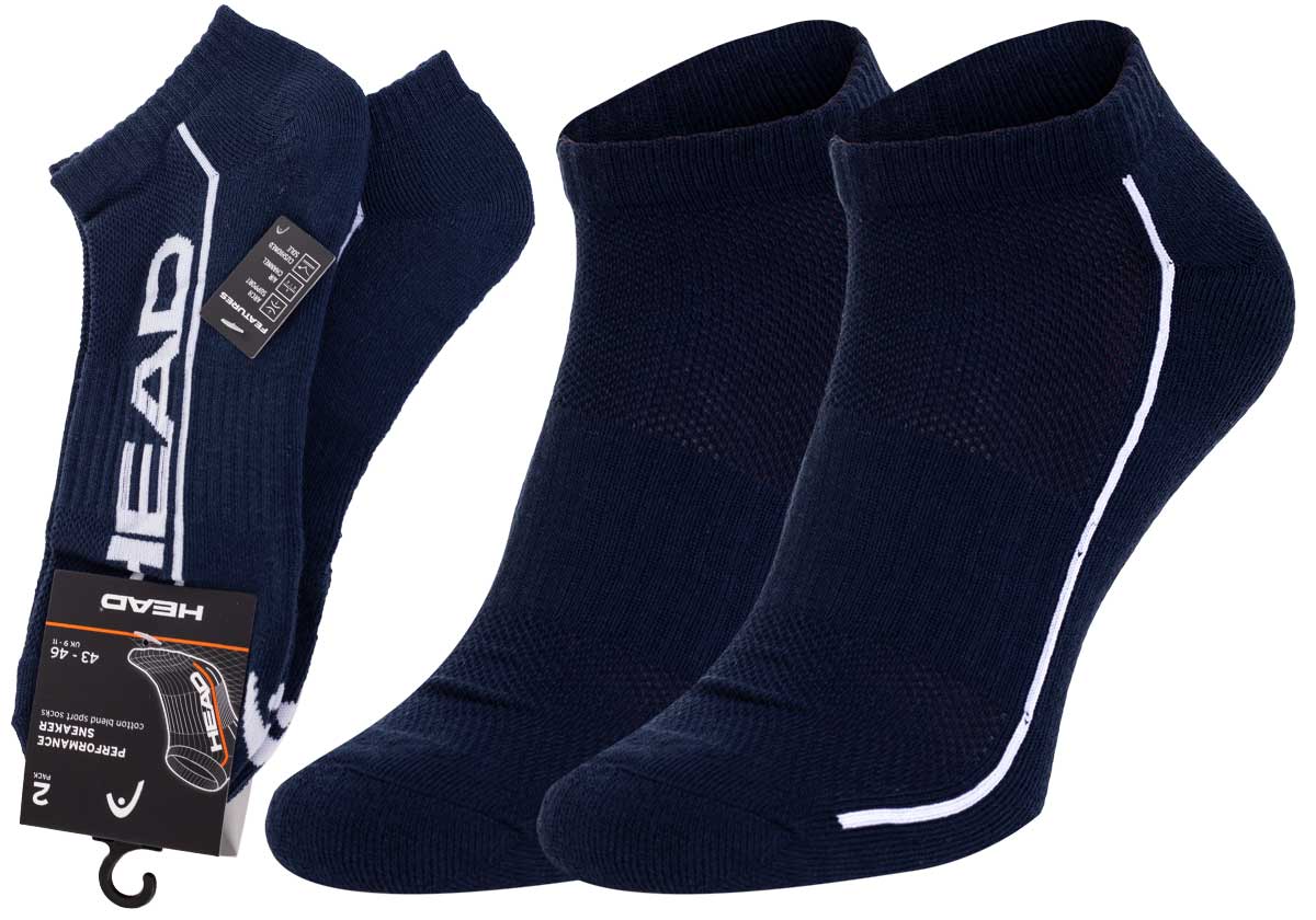 Head Unisex's Socks 791018001 Navy Blue