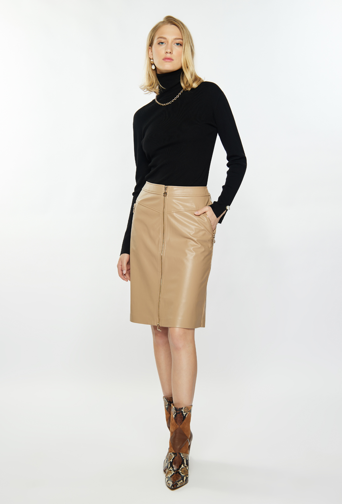 MONNARI Woman's Skirts Pencil Skirt With Zipper