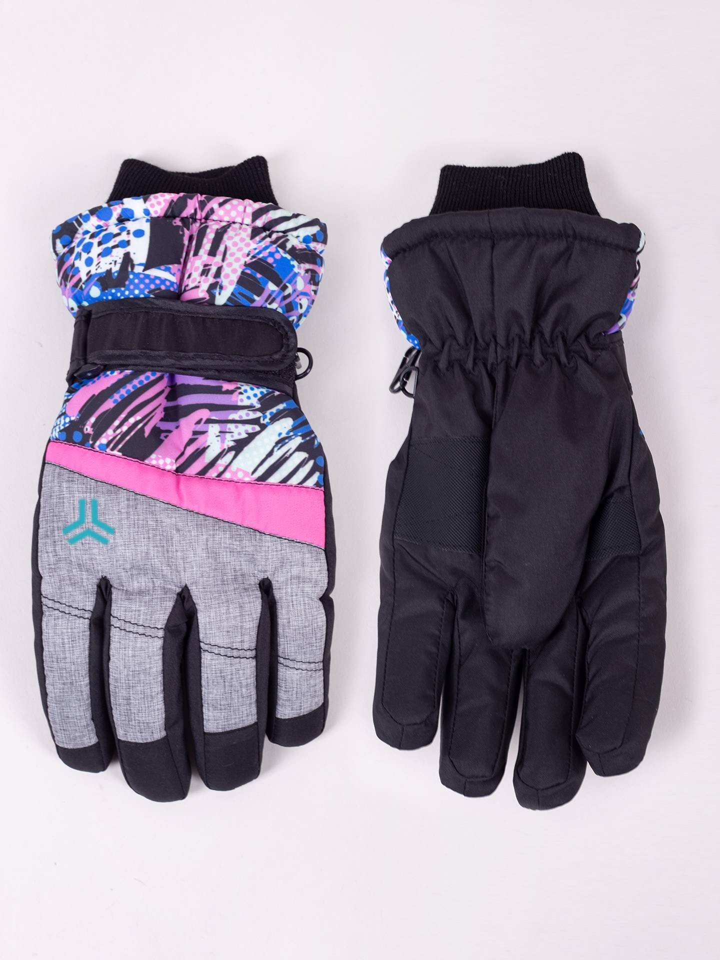 Levně Yoclub Woman's Women'S Winter Ski Gloves REN-0320K-A150