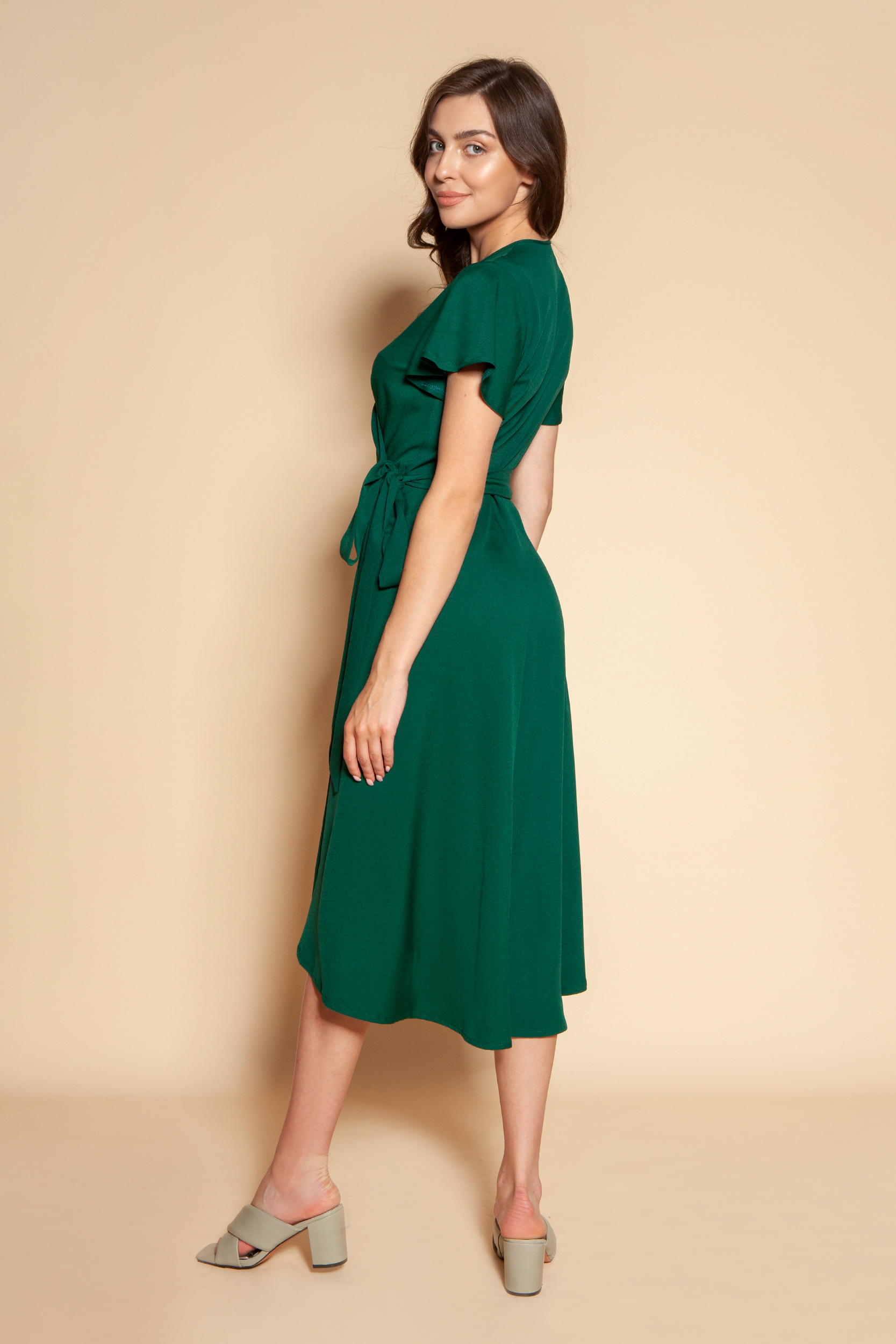 Lanti Woman's Shortsleeve Dress Suk198