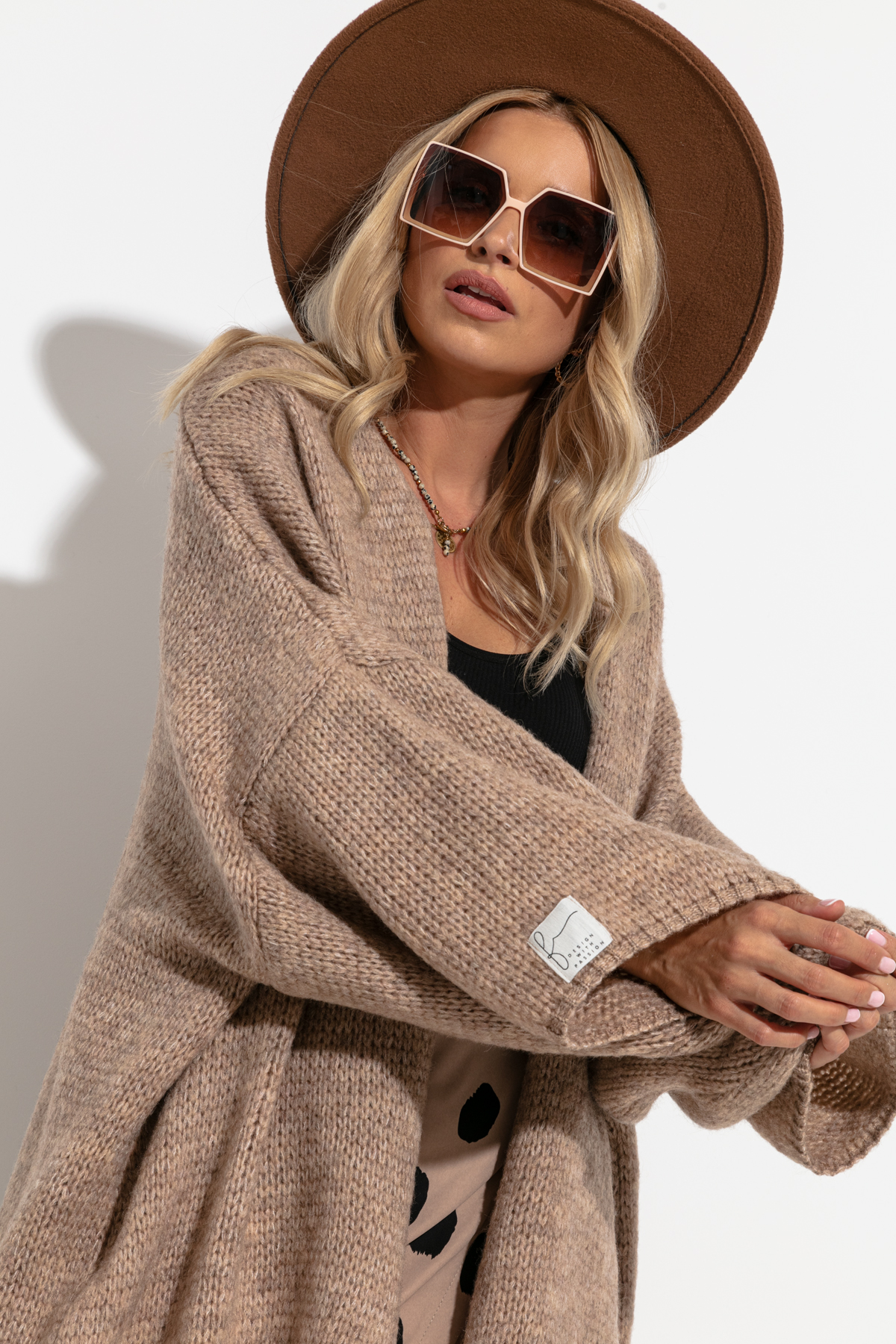 Cardigan de damă Fobya Fobya_Cardigan_F1278_Black