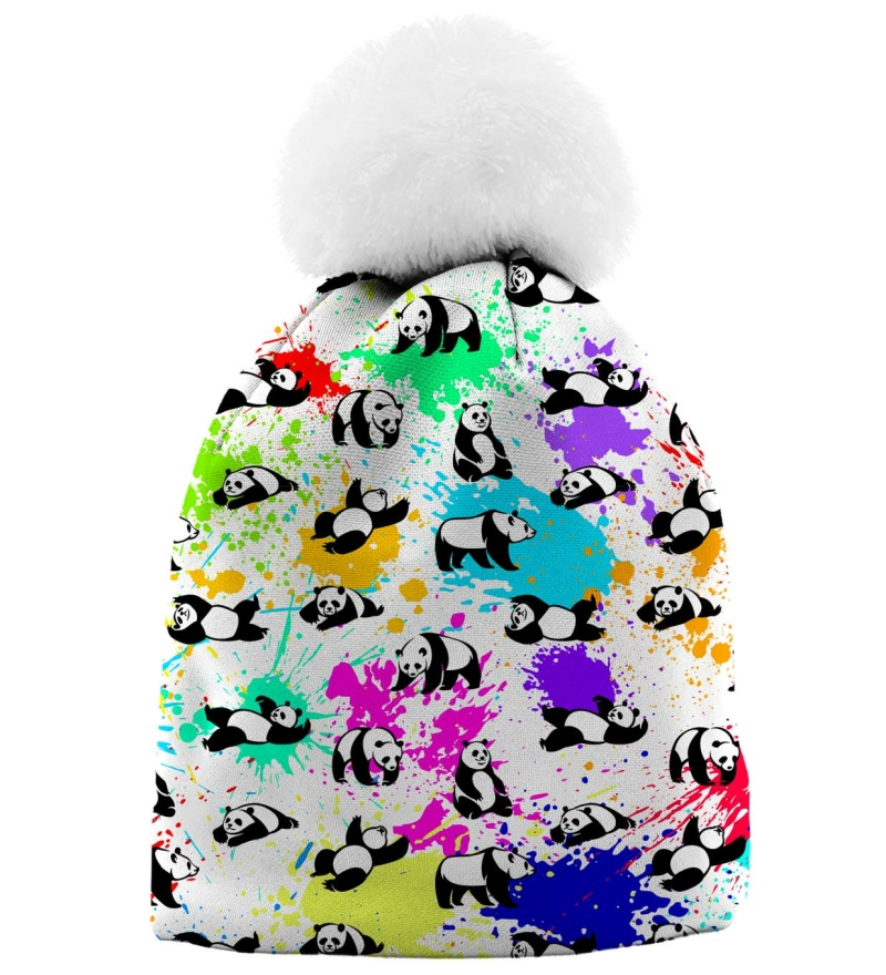 Mr. GUGU & Miss GO Woman's Colours Of Panda Beanie WB21WH 2251