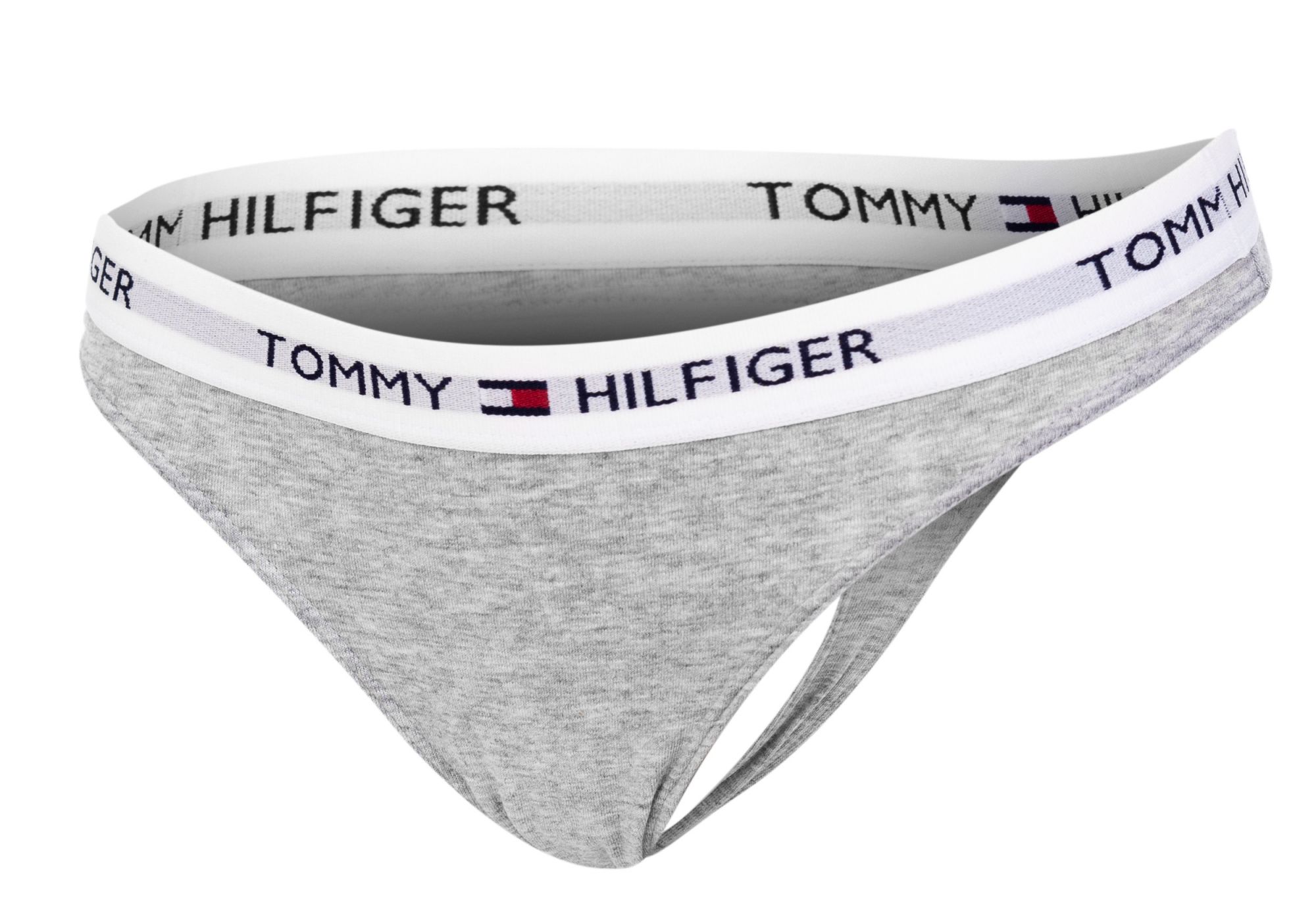 Tommy Hilfiger Grey Thong Iconic Basic
