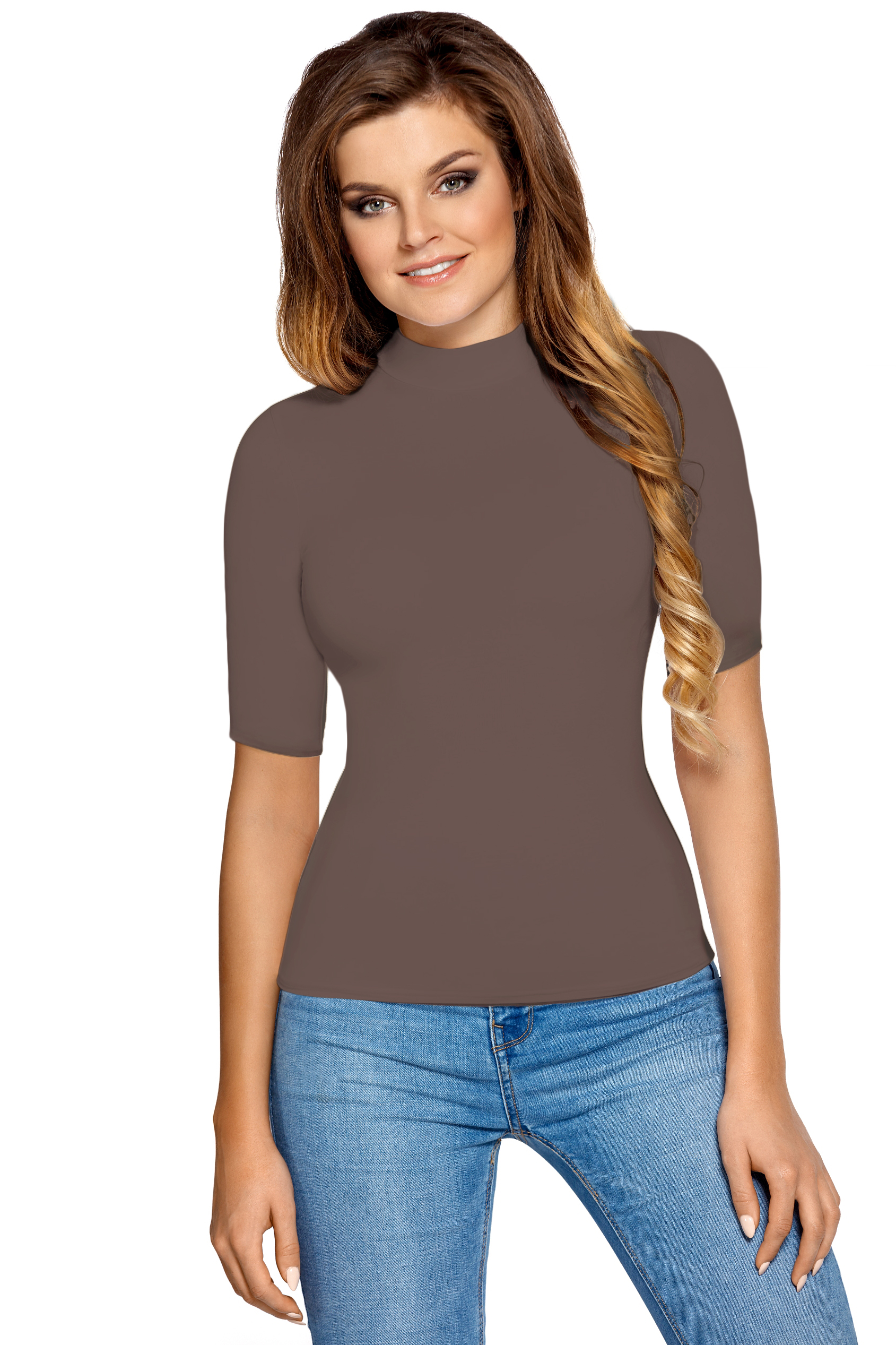 Levně Babell Woman's Blouse Layla Cocoa
