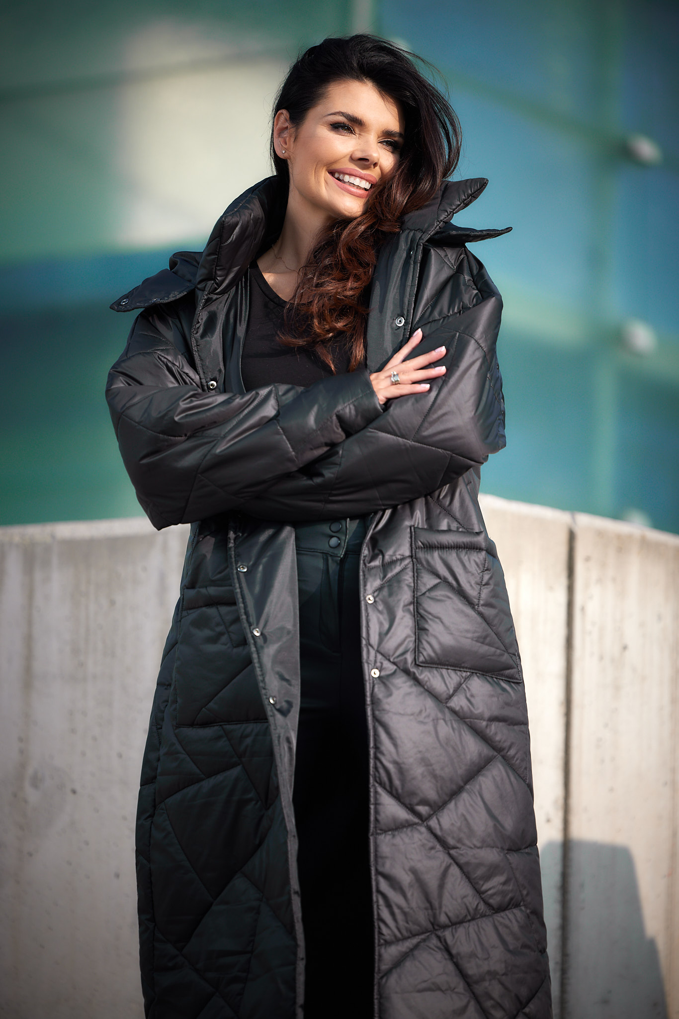 Palton pentru femeie Awama A541